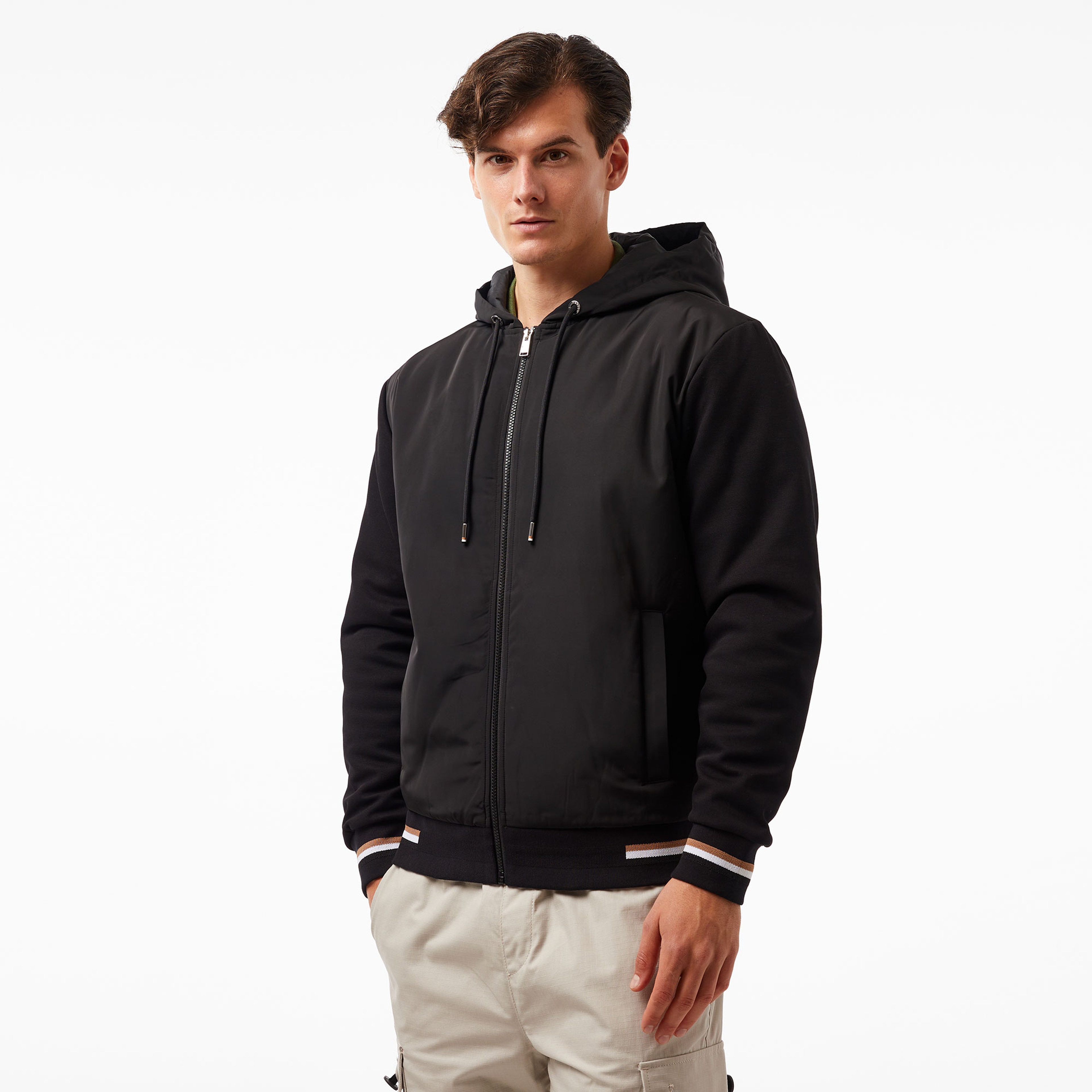 Boss Sommers 66 Erkek Siyah Sweatshirt