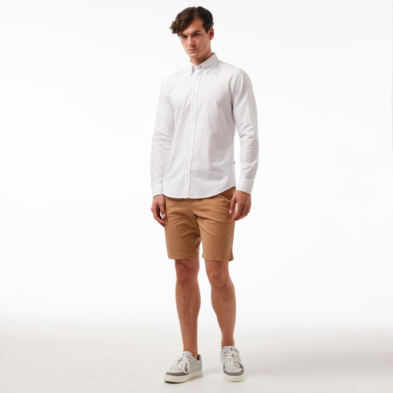 Boss Slice Erkek Bej Şort