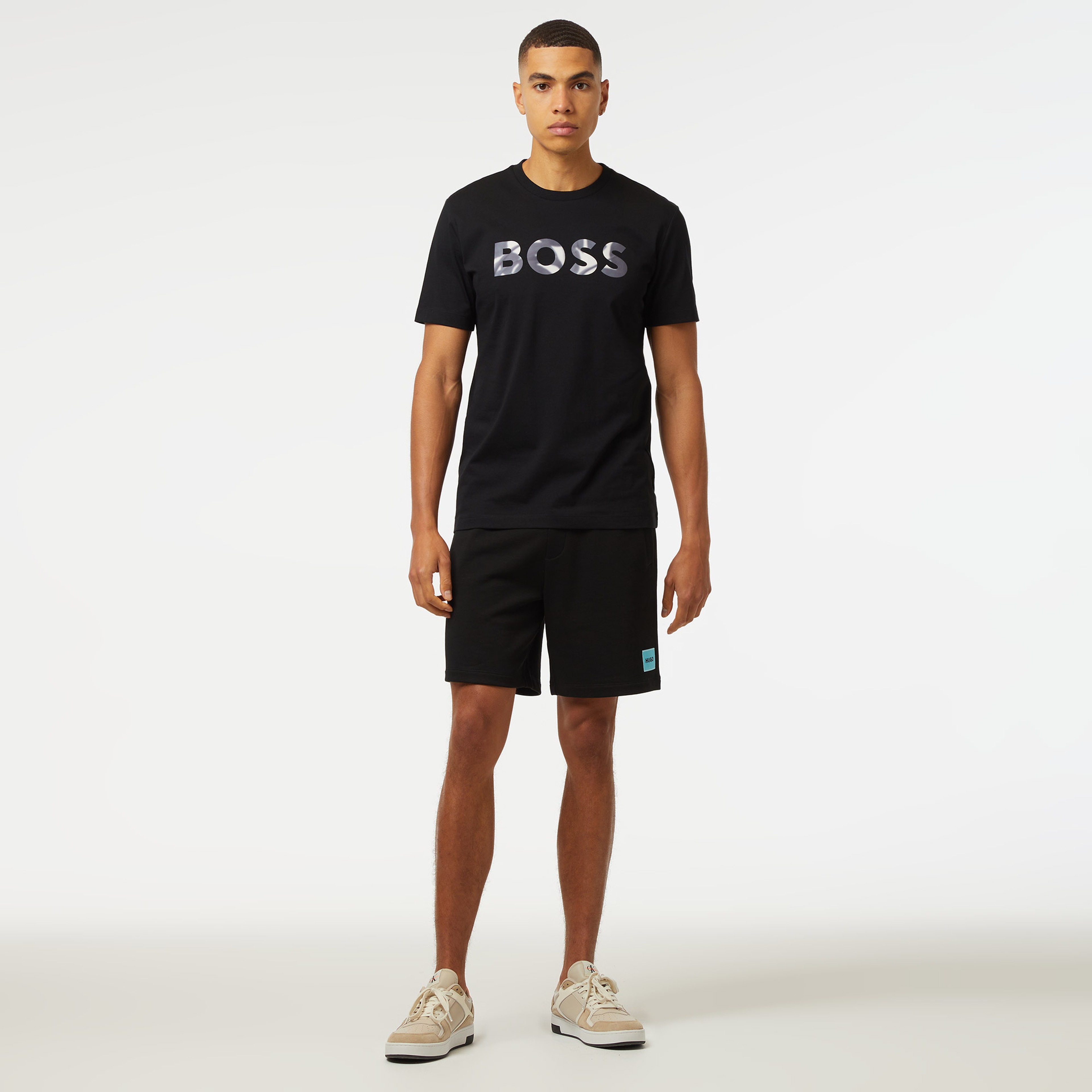 Boss Thompson 15 Erkek Siyah T-Shirt