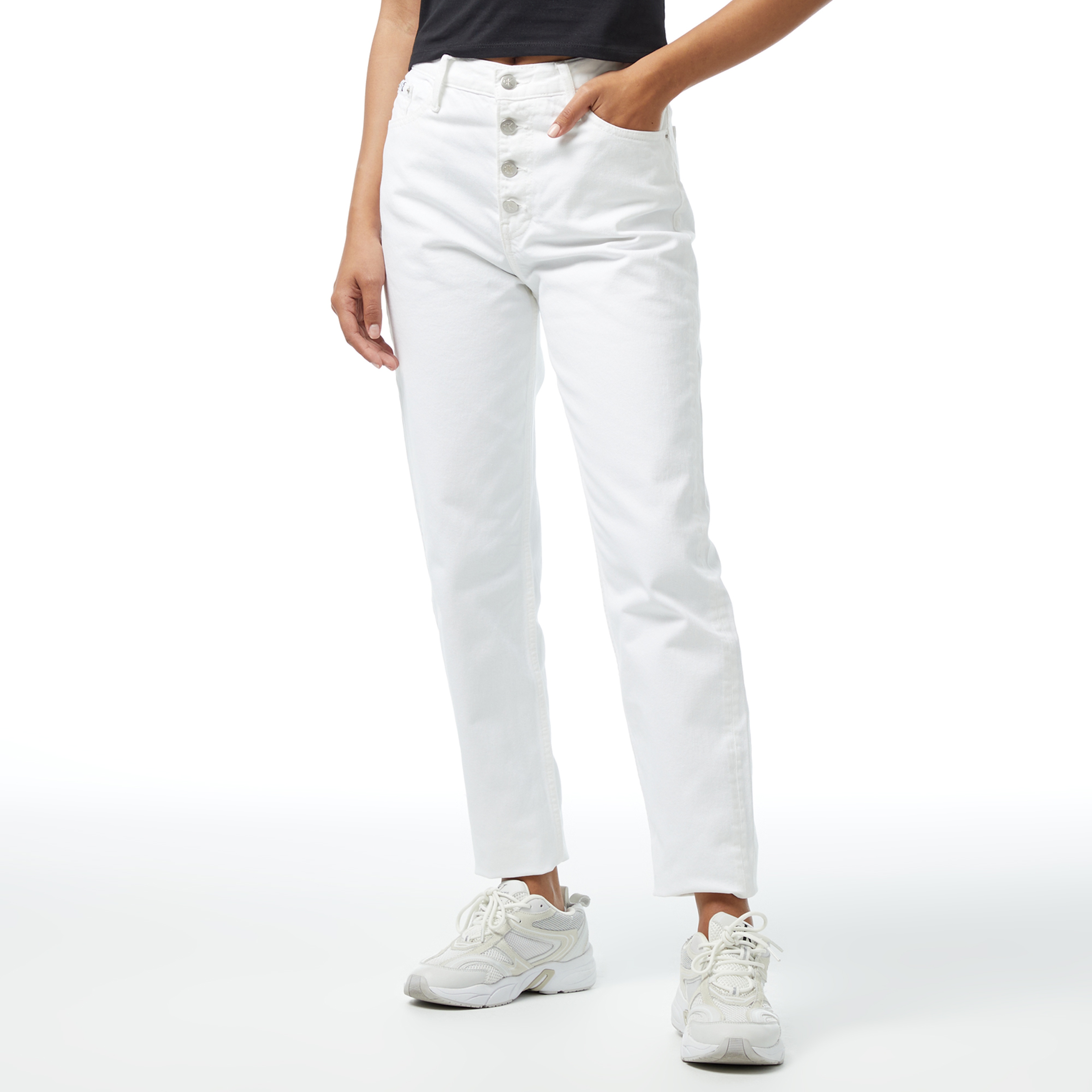 Calvin Klein Kadın Mavi Pantolon