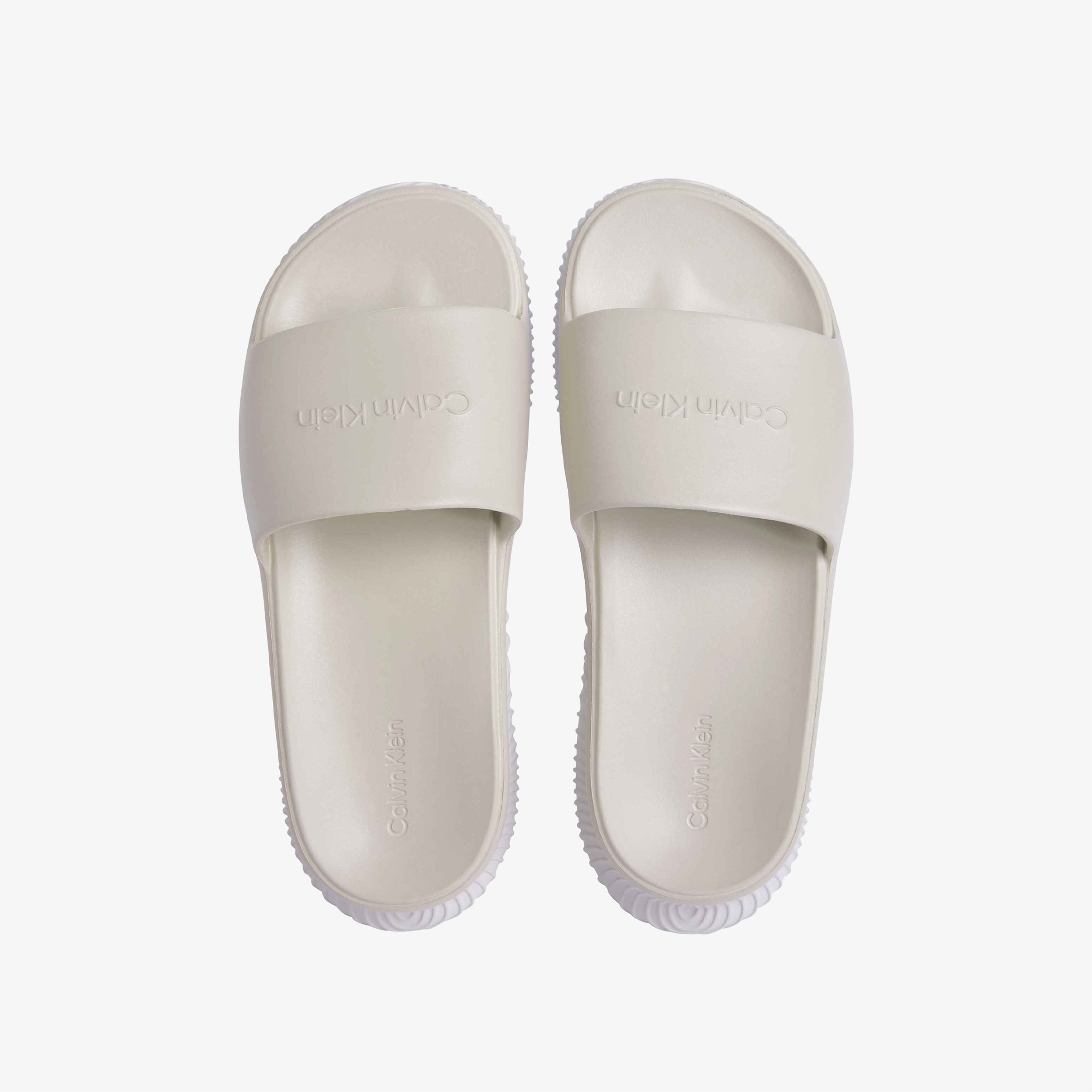 Calvin Klein Platform Lug Kadın Gri Terlik