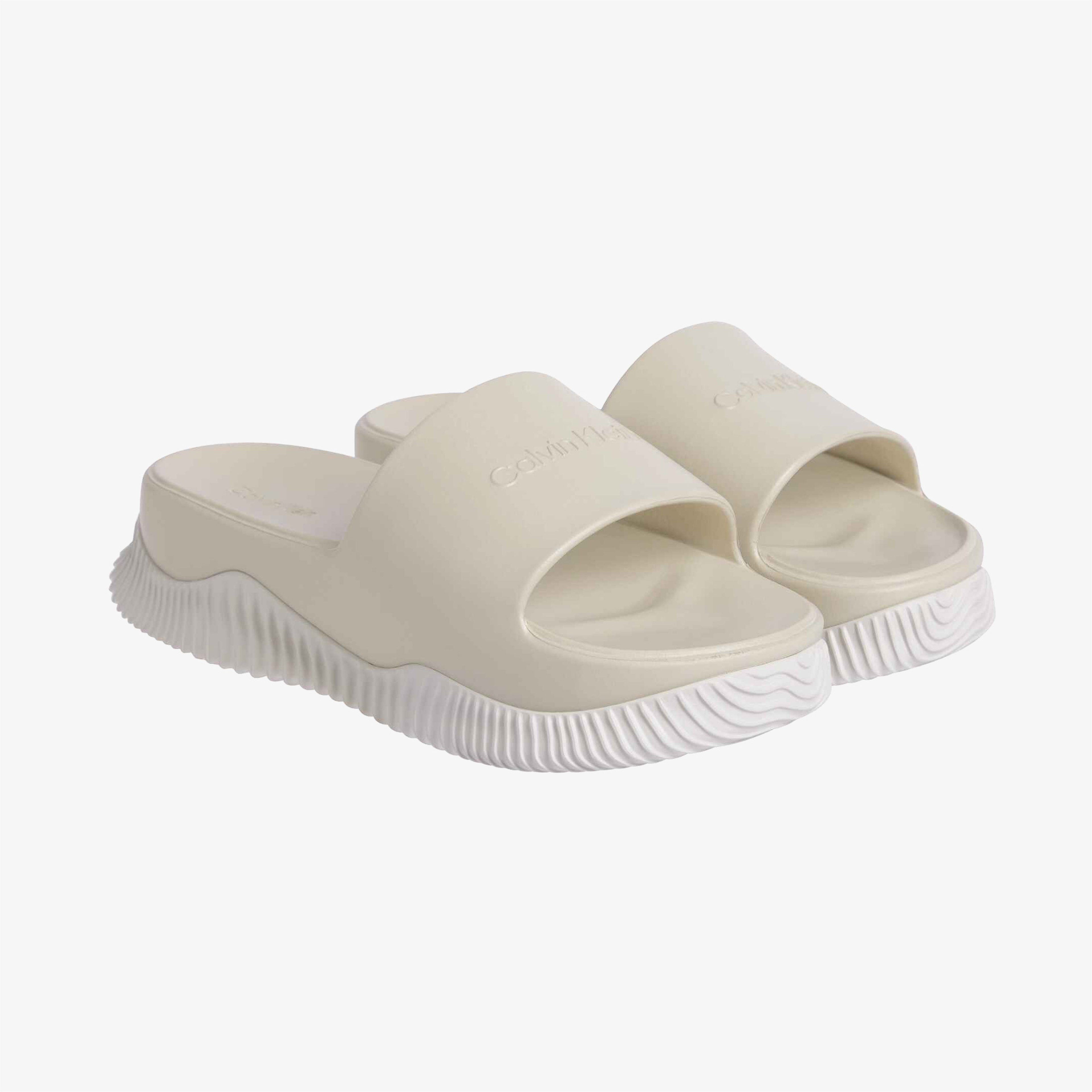 Calvin Klein Platform Lug Kadın Gri Terlik