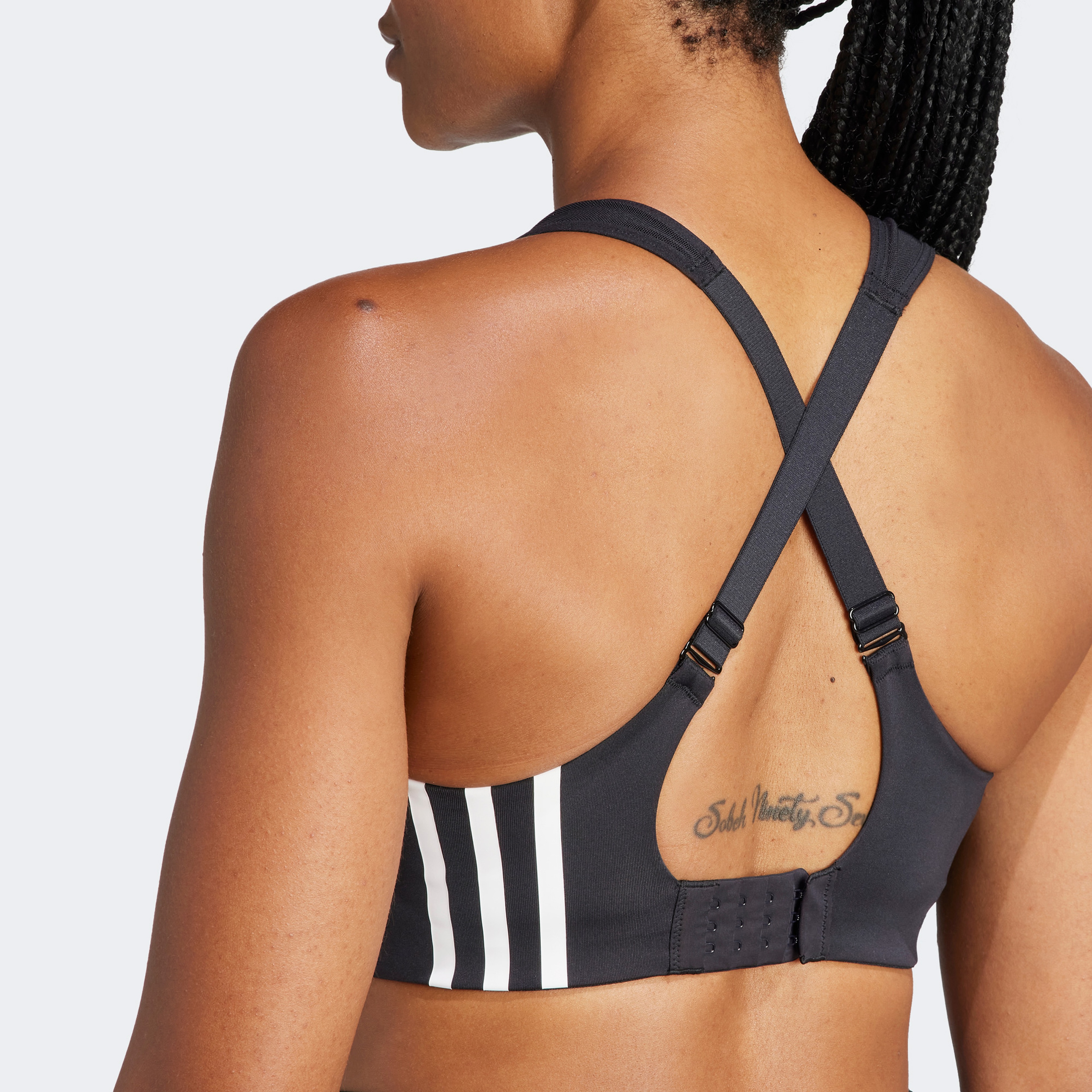 adidas TLRD Impact Training High-Support Kadın Siyah Bra