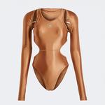 adidas Asmc SH Leotard Kadın Kahverengi Body