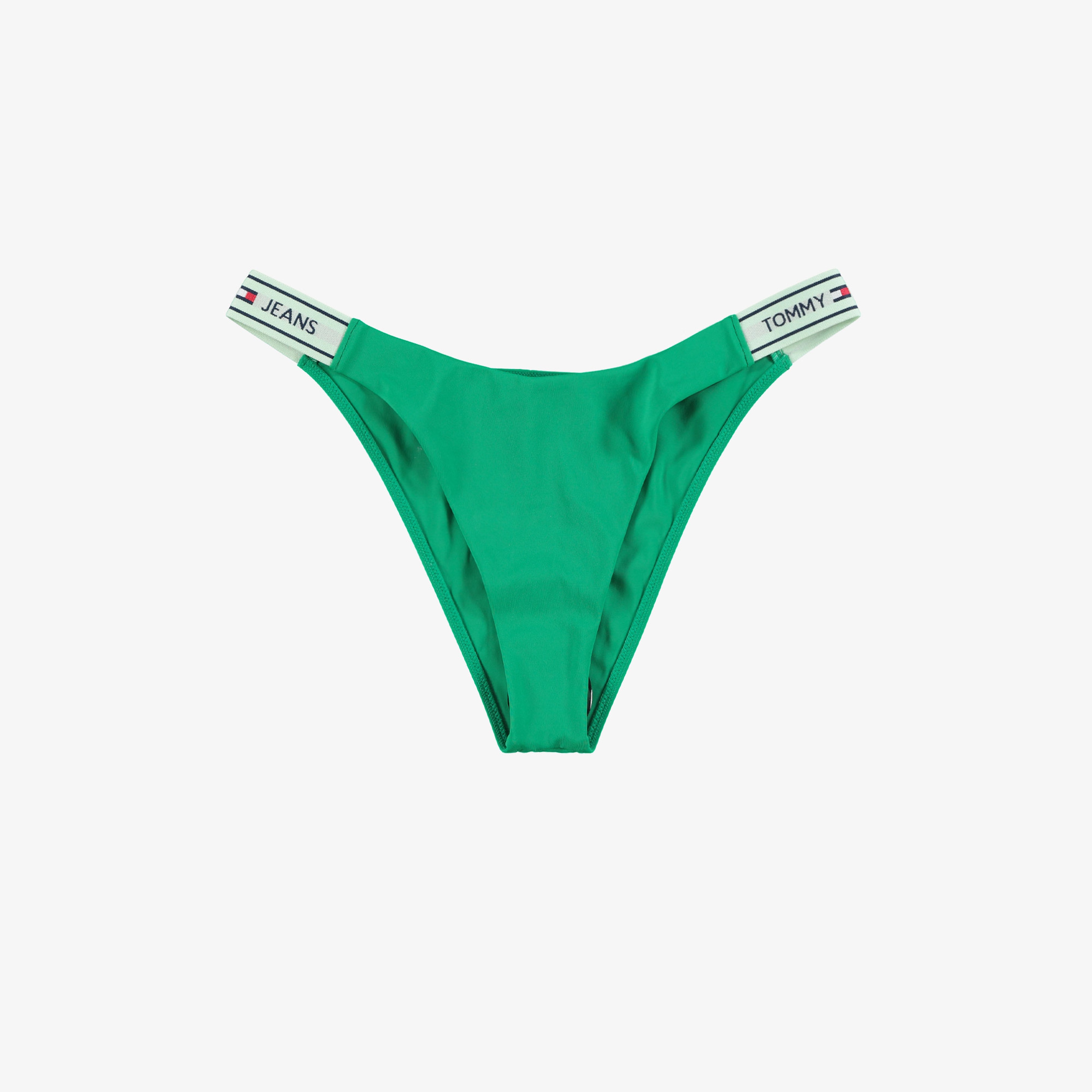 Tommy Jeans High Leg Cheeky Bikini Kadın Yeşil Bikini Altı