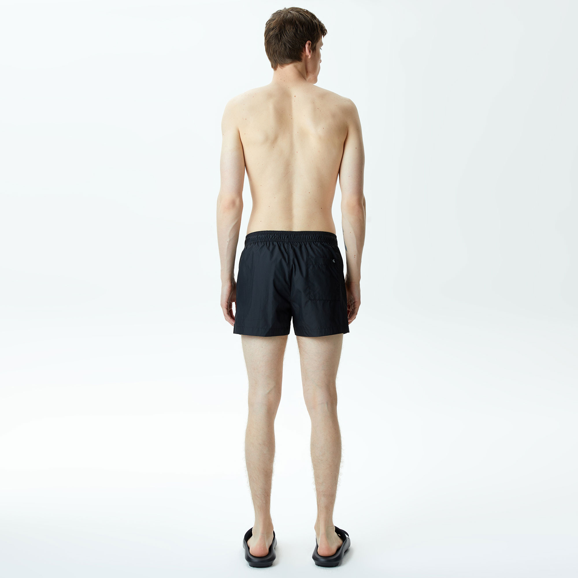 Calvin Klein Monogram Erkek Siyah Mayo Şort