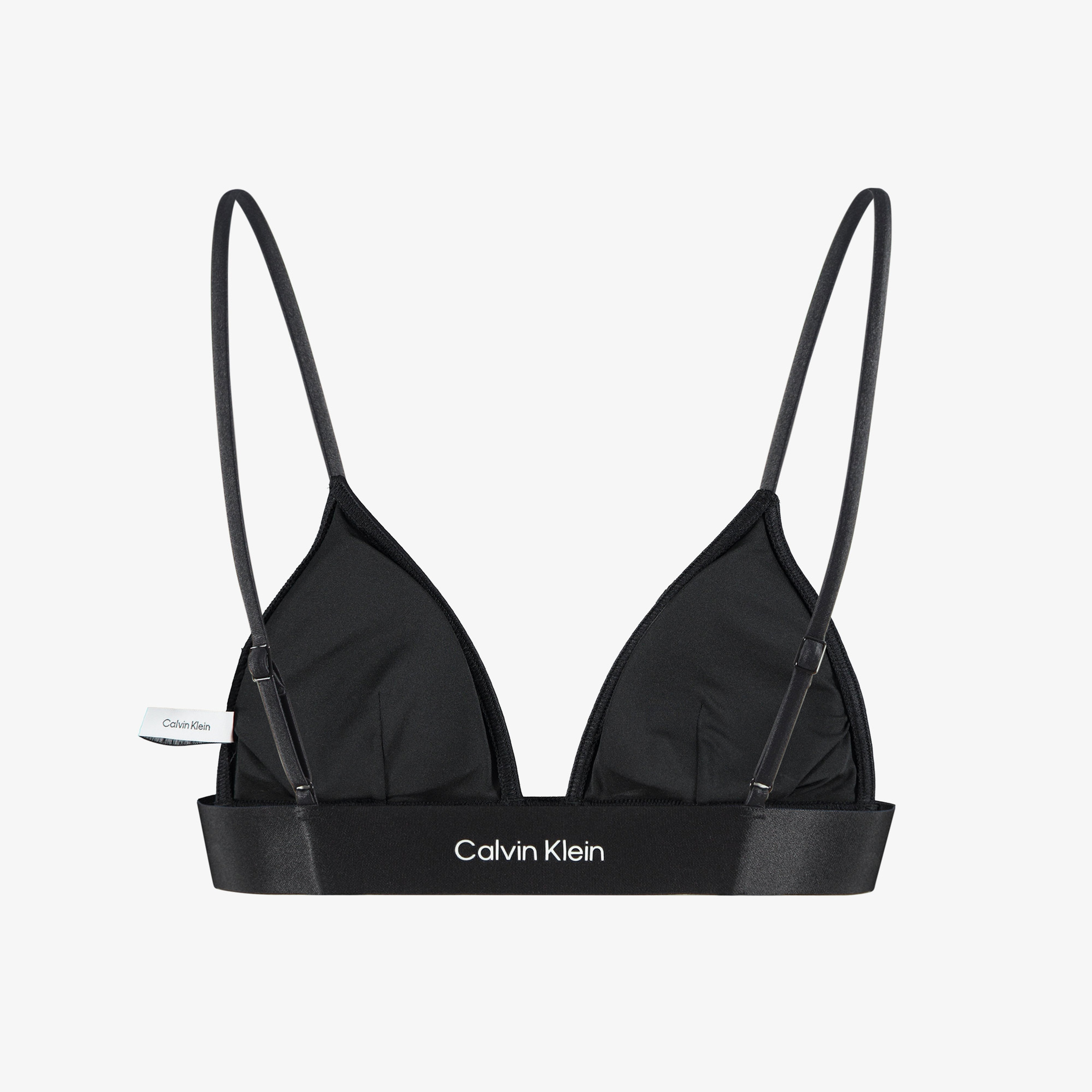 Calvin Klein Refined Waistband Kadın Siyah Bikini Üstü