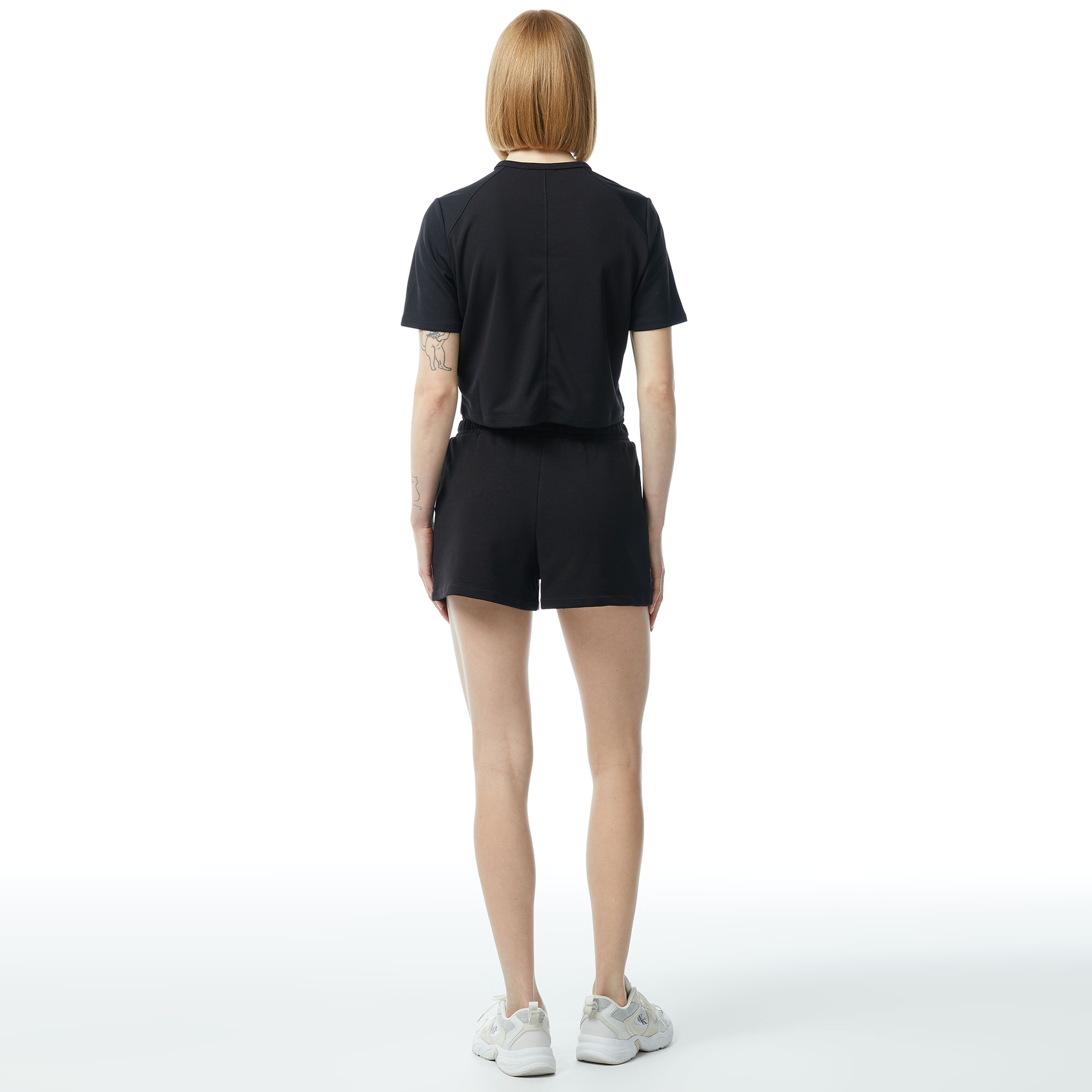 Calvin Klein Jeans Embro Badge Kadın Siyah Şort