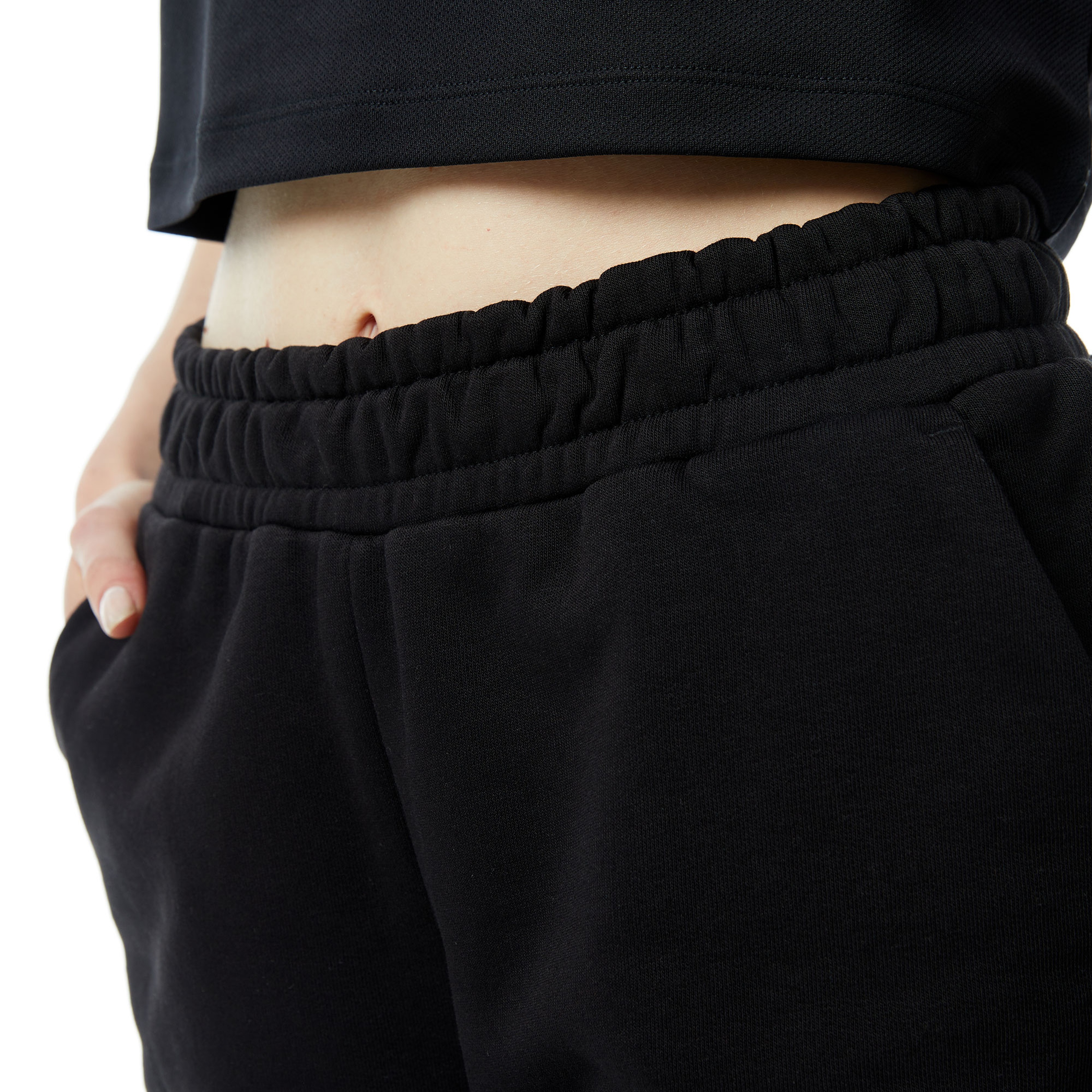 Calvin Klein Jeans Embro Badge Kadın Siyah Şort