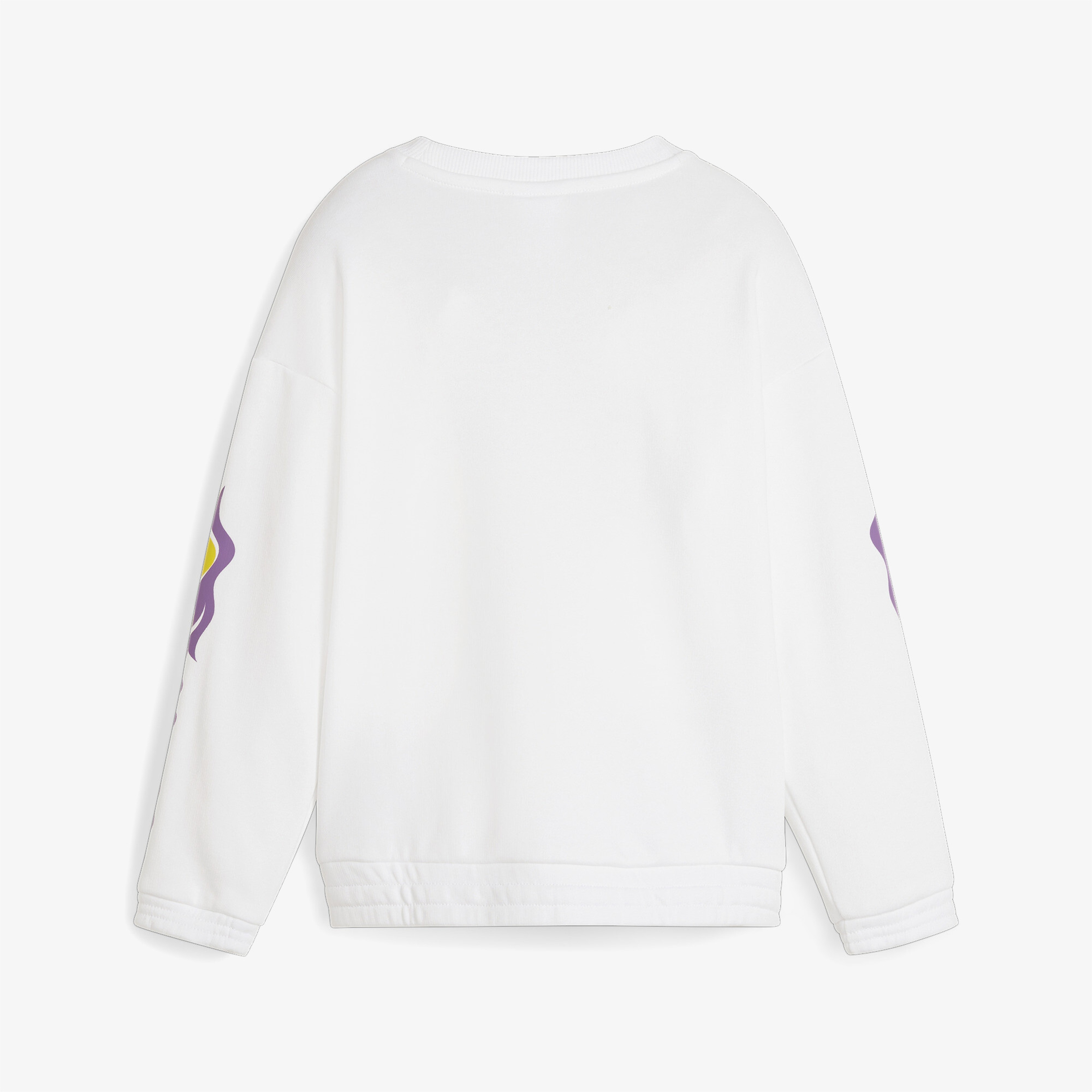 Puma X Trolls Crew Çocuk Beyaz Sweatshirt