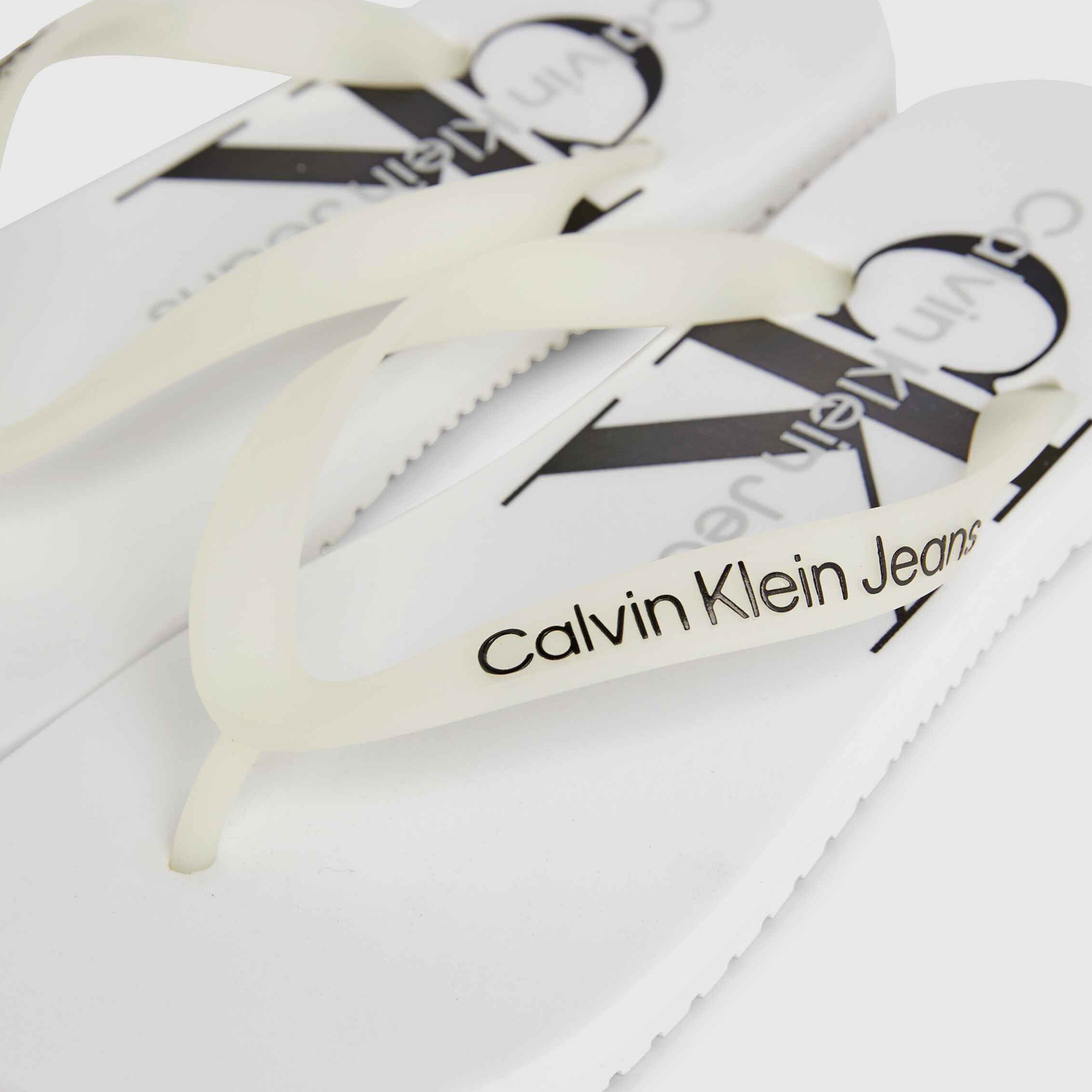 Calvin Klein Jeans Delhi Kadın Beyaz Terlik