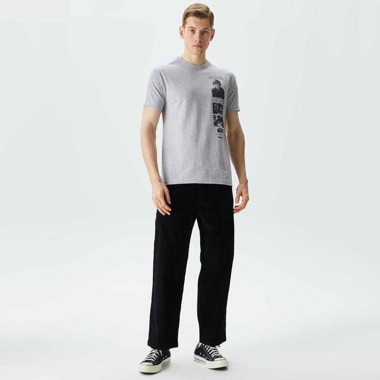 The Hundreds Strike Erkek Gri T-Shirt