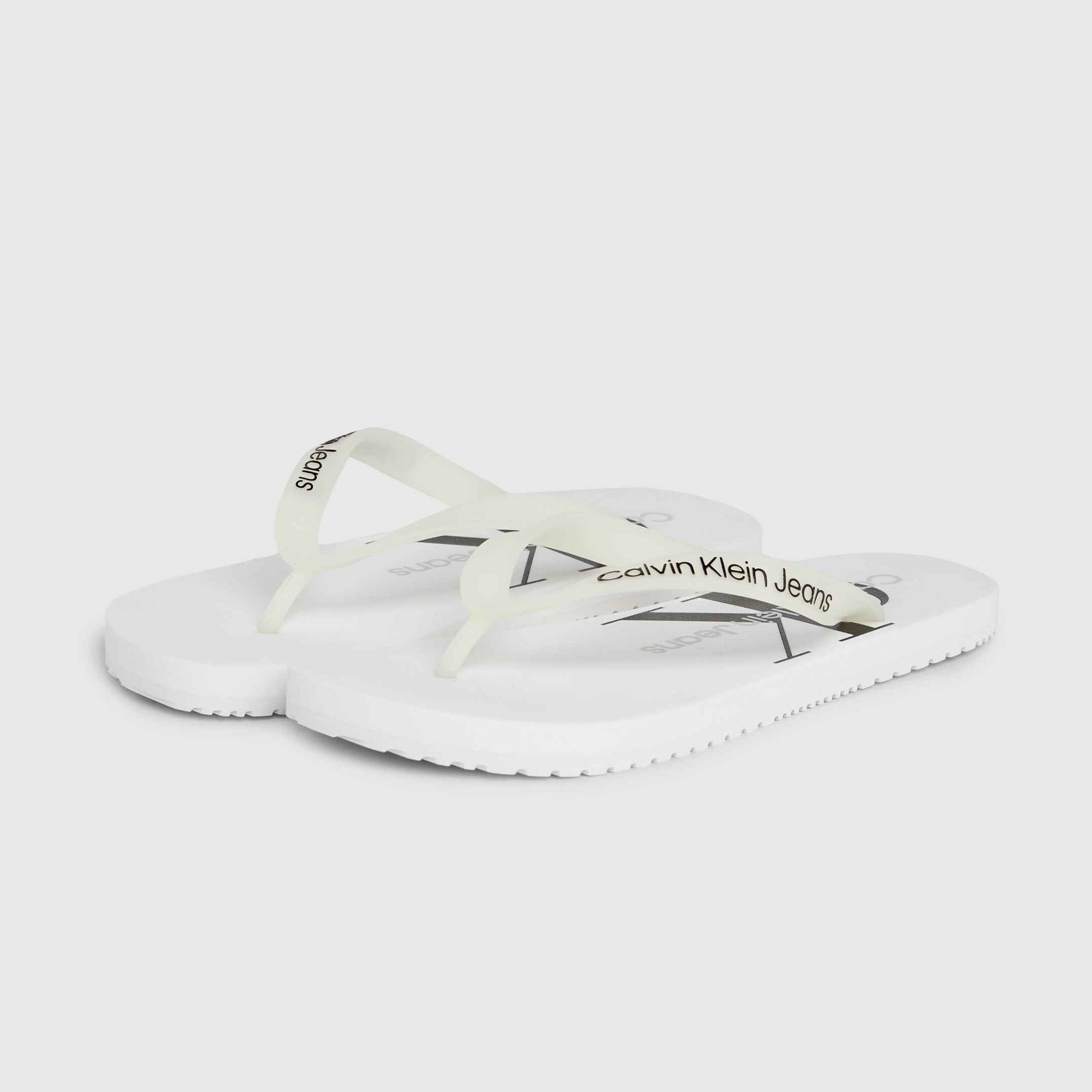 Calvin Klein Jeans Delhi Kadın Beyaz Terlik