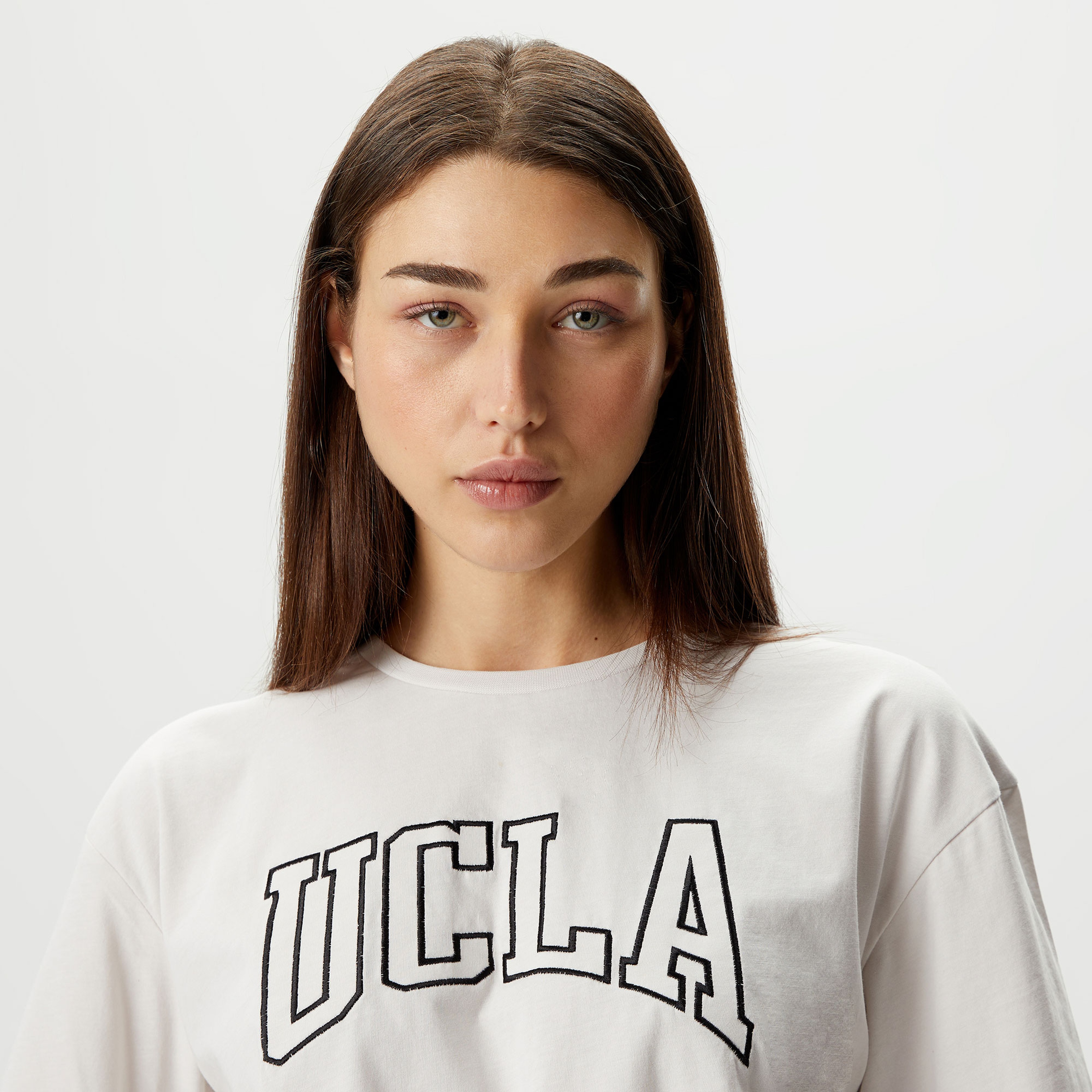 Ucla Helena Kadın Krem T-Shirt