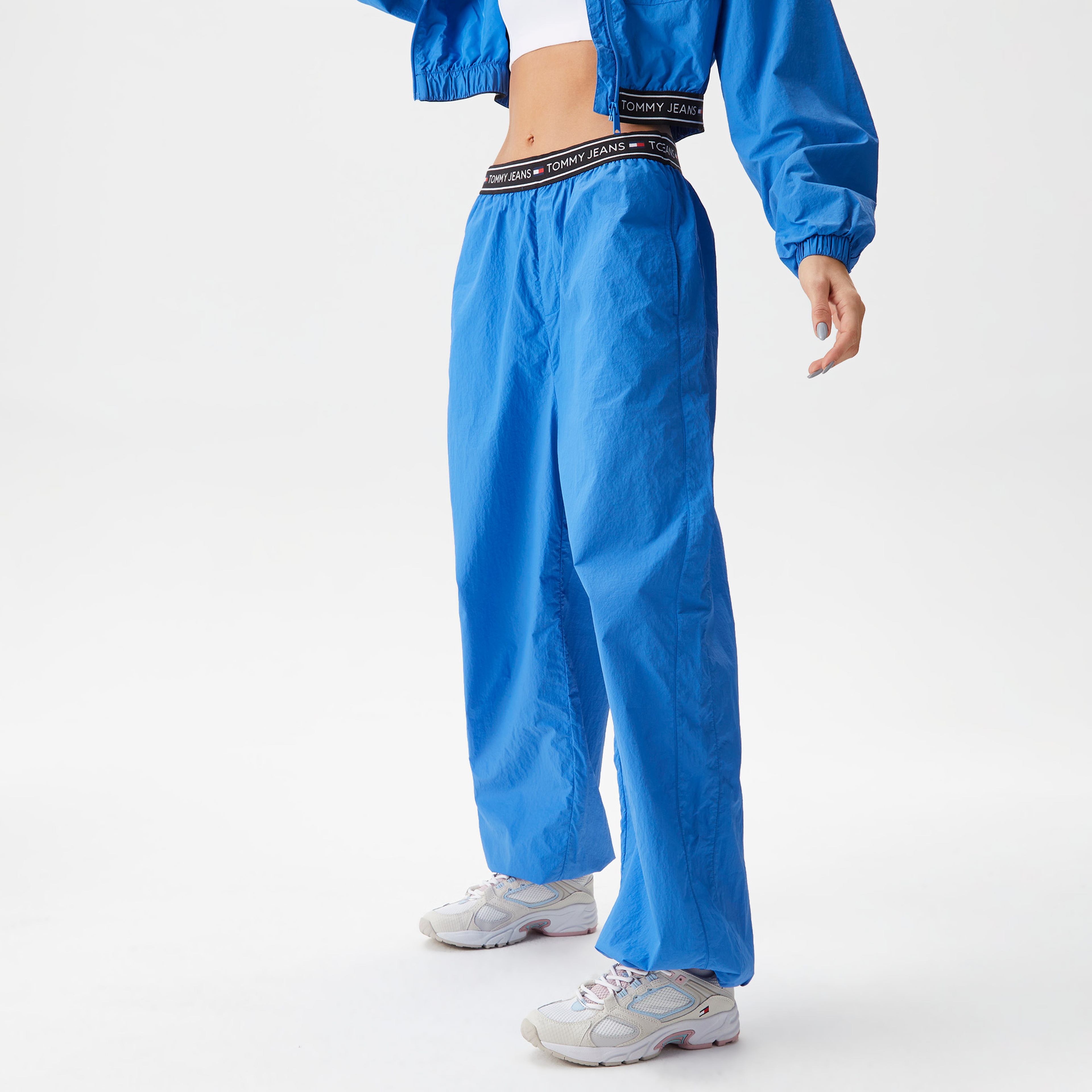 Tommy Jeans Baggy Taping Kadın Mavi Pantolon