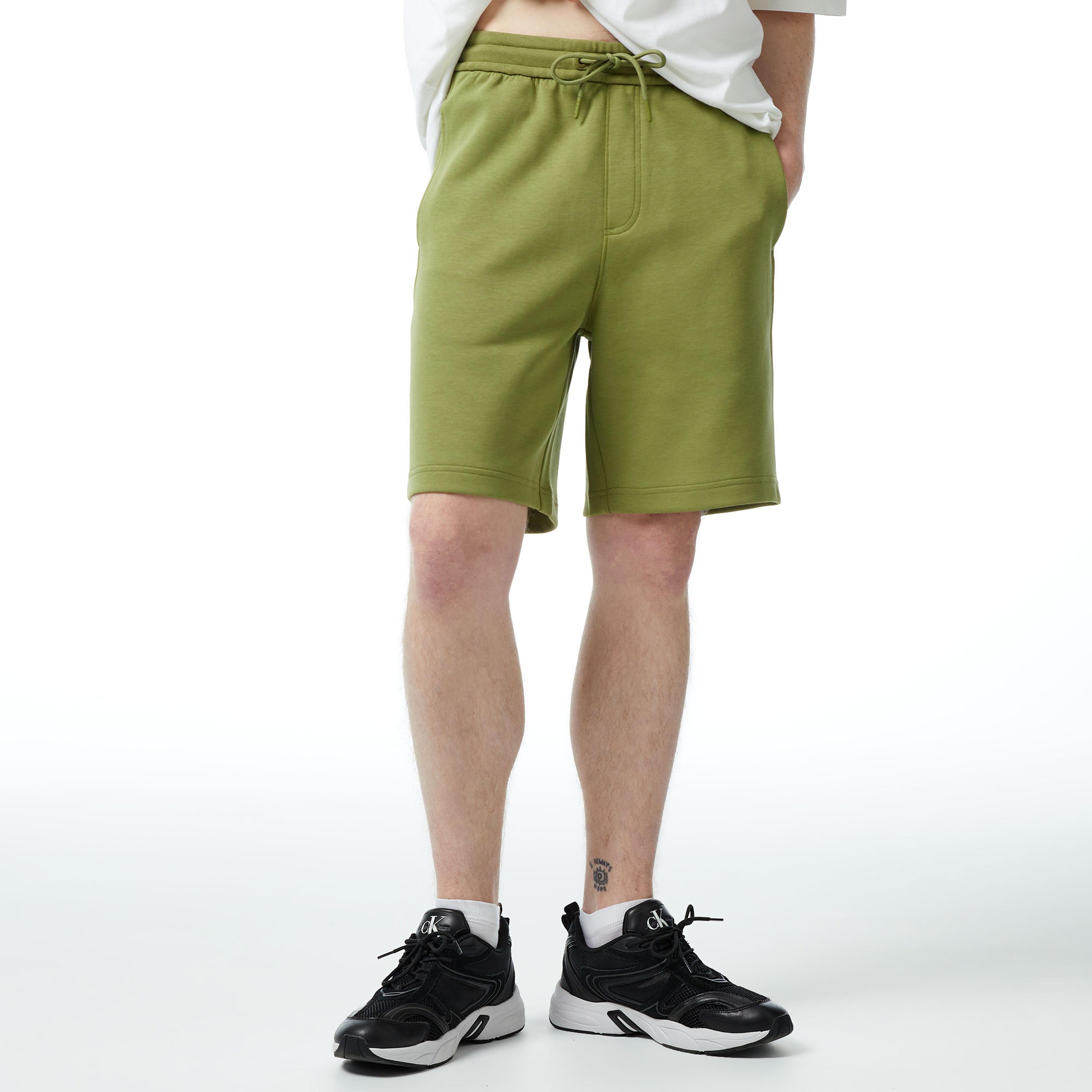 Calvin Klein Jeans Logo Repeat Erkek Yeşil Şort