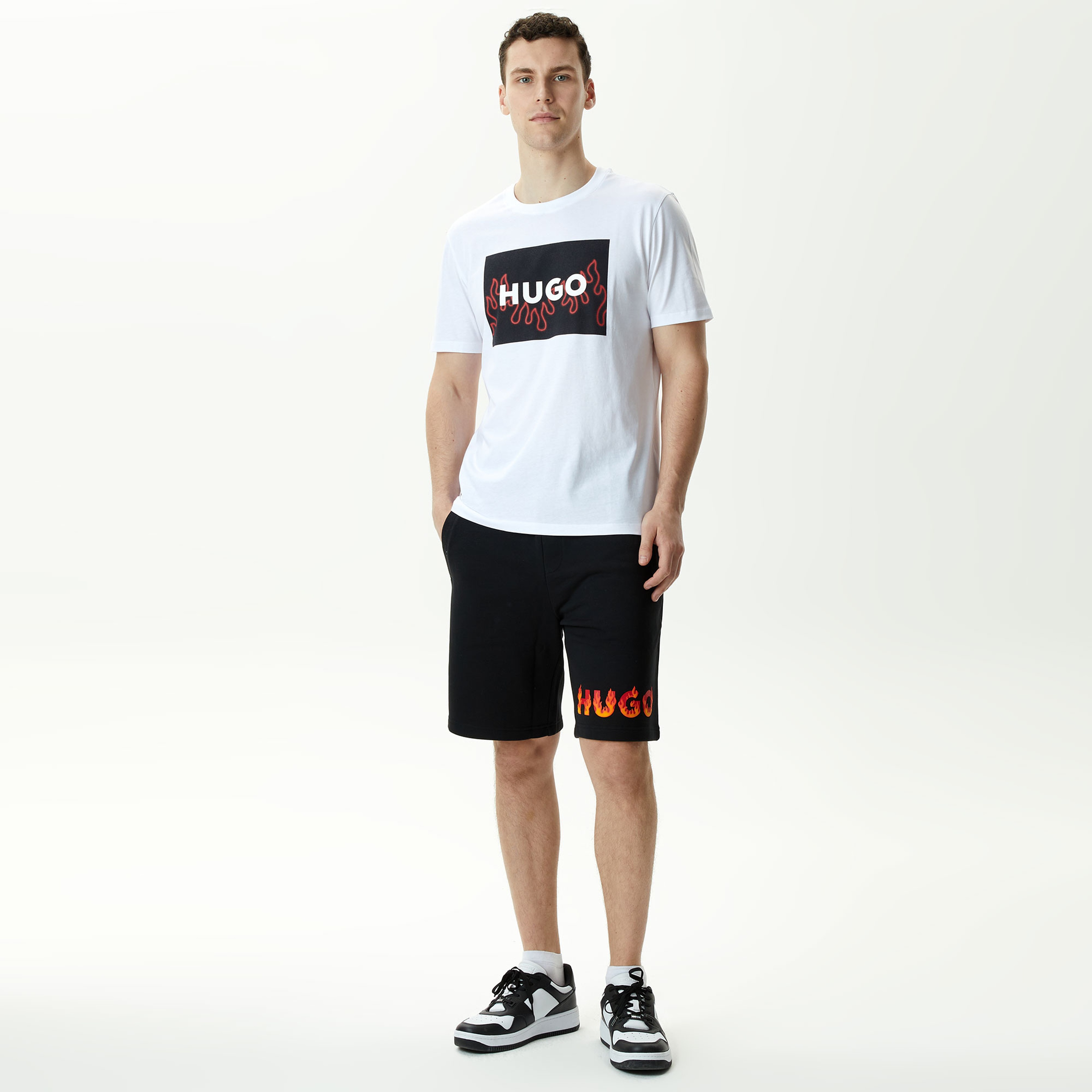 Hugo Dinque Erkek Siyah Şort