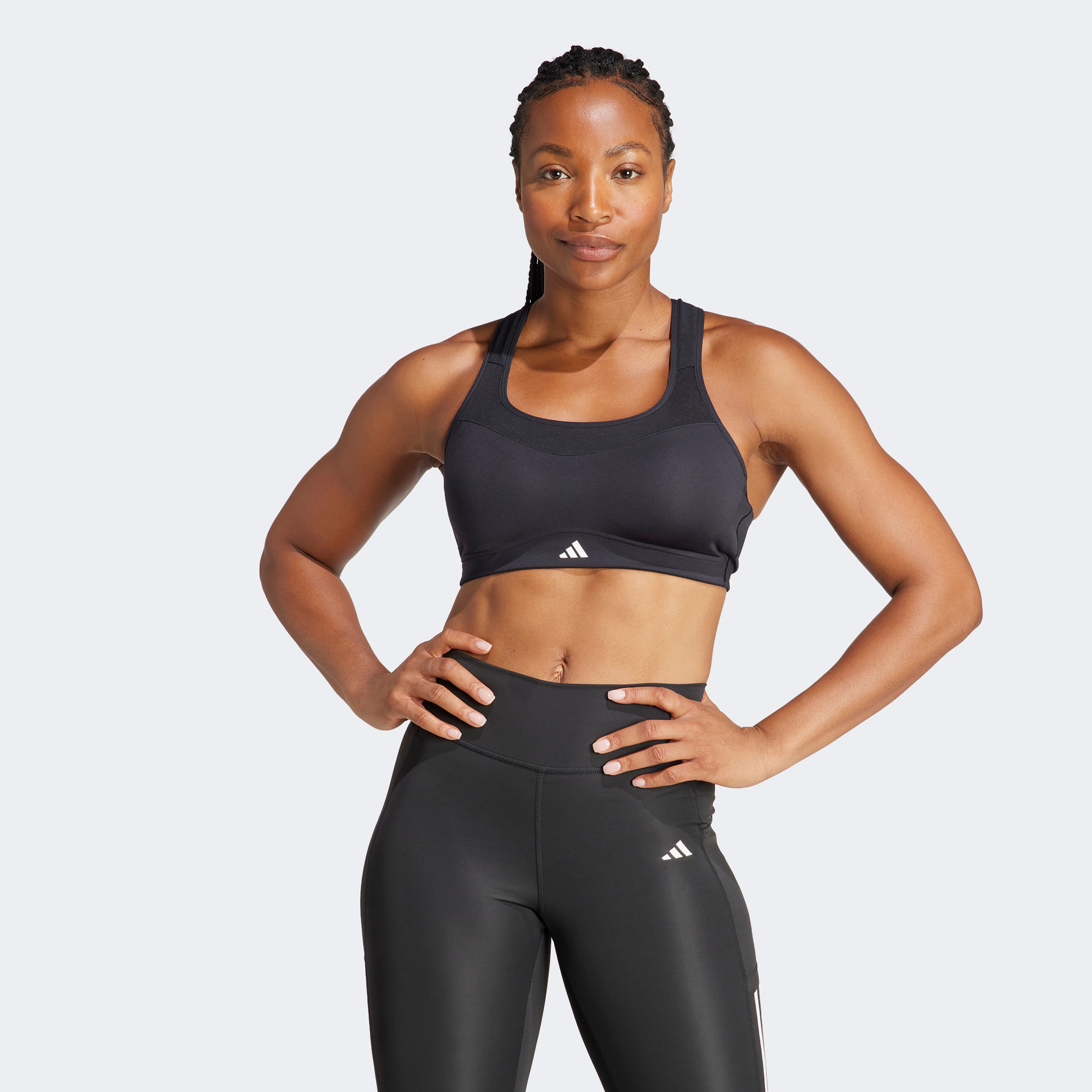 adidas TLRD Impact Training High-Support Kadın Siyah Bra