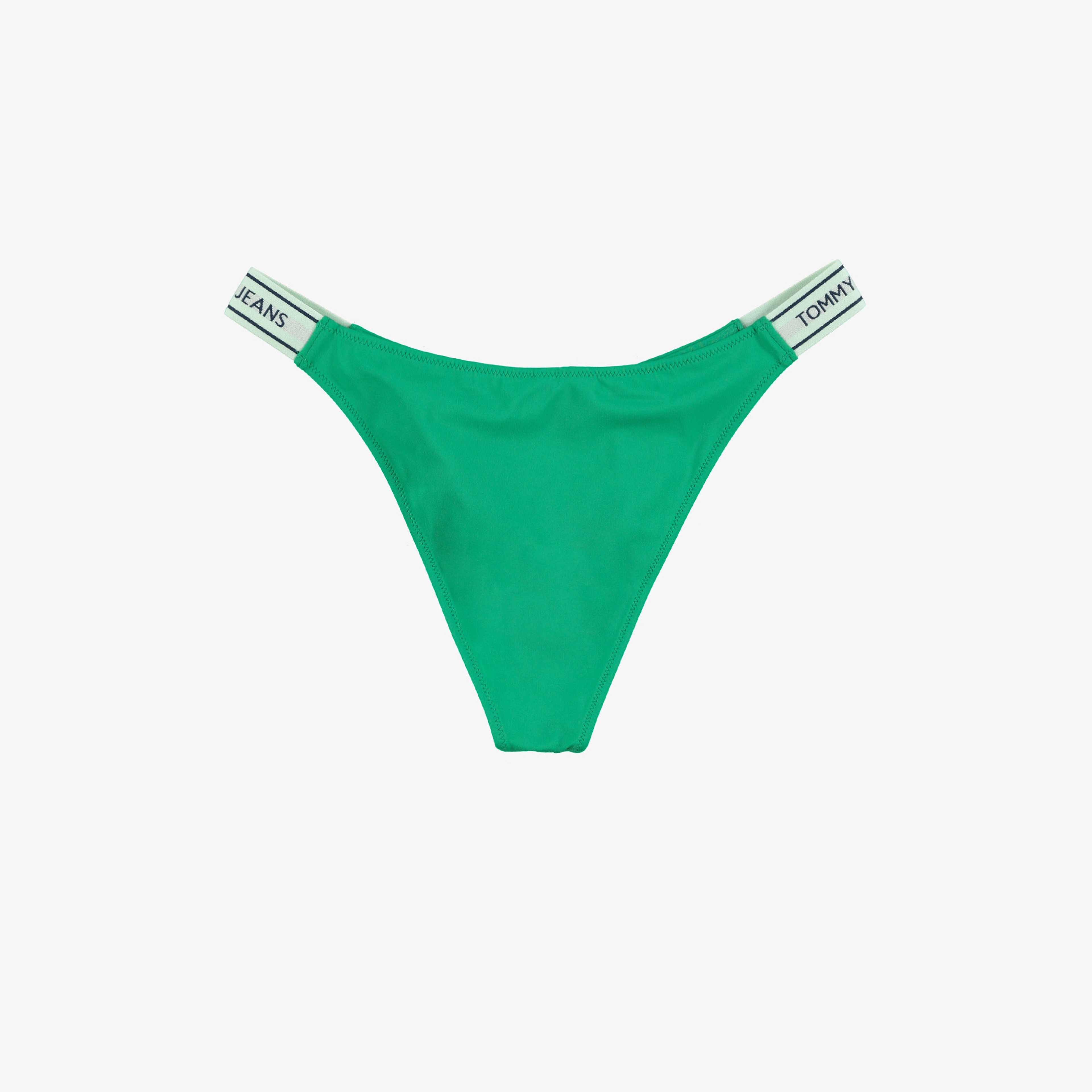 Tommy Jeans High Leg Cheeky Bikini Kadın Yeşil Bikini Altı