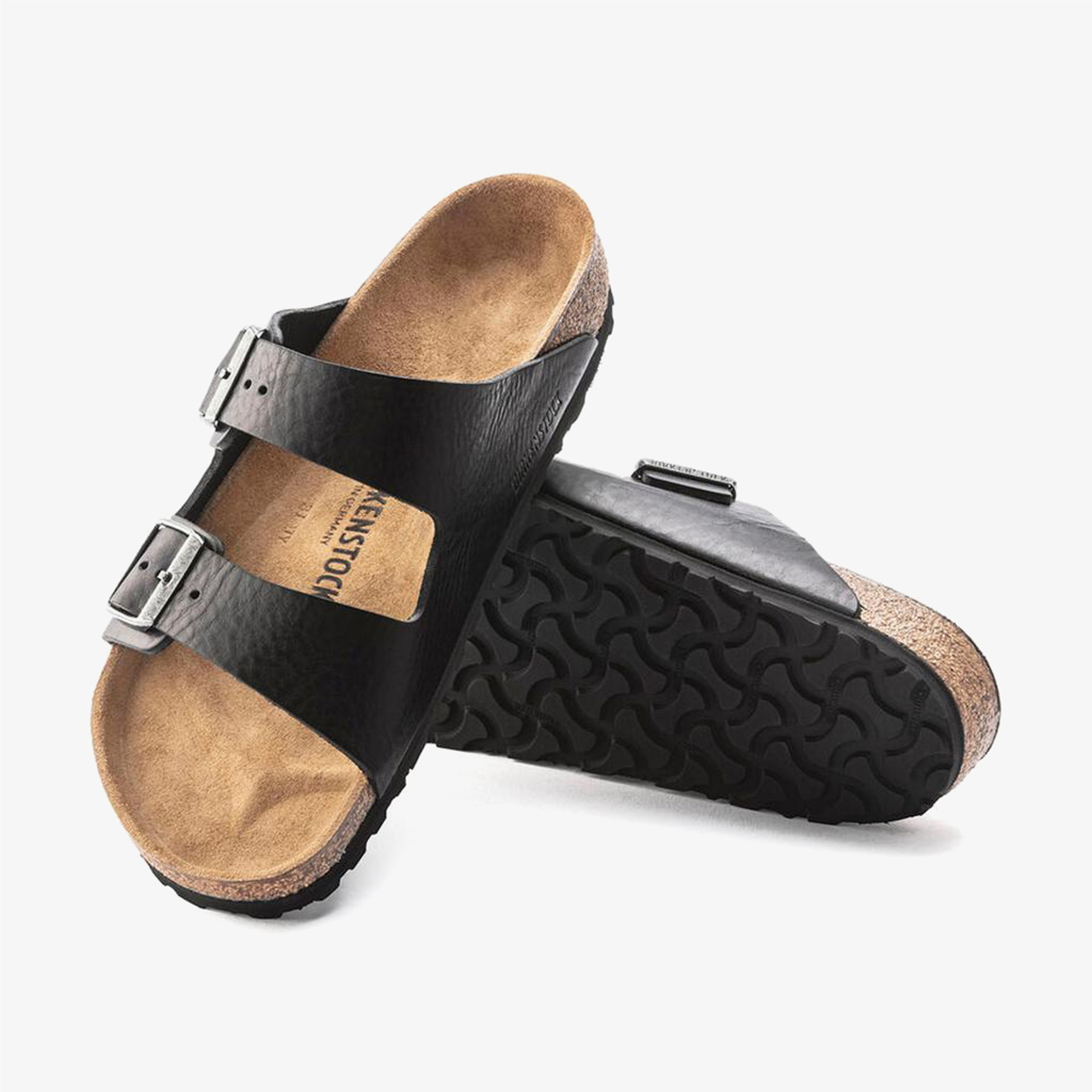 Birkenstock Arizona Nl Vintage Wood Erkek Siyah Terlik