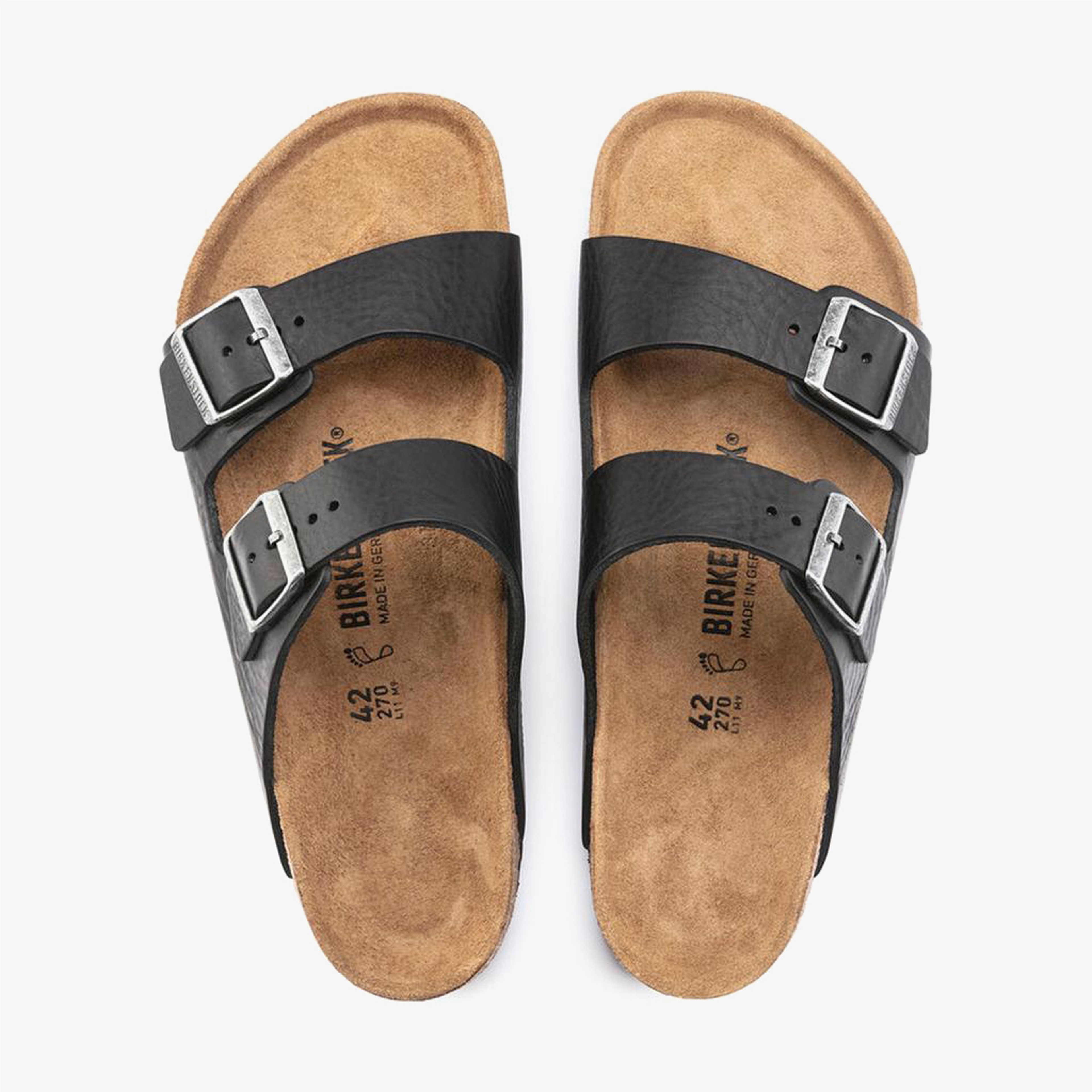Birkenstock Arizona Nl Vintage Wood Erkek Siyah Terlik
