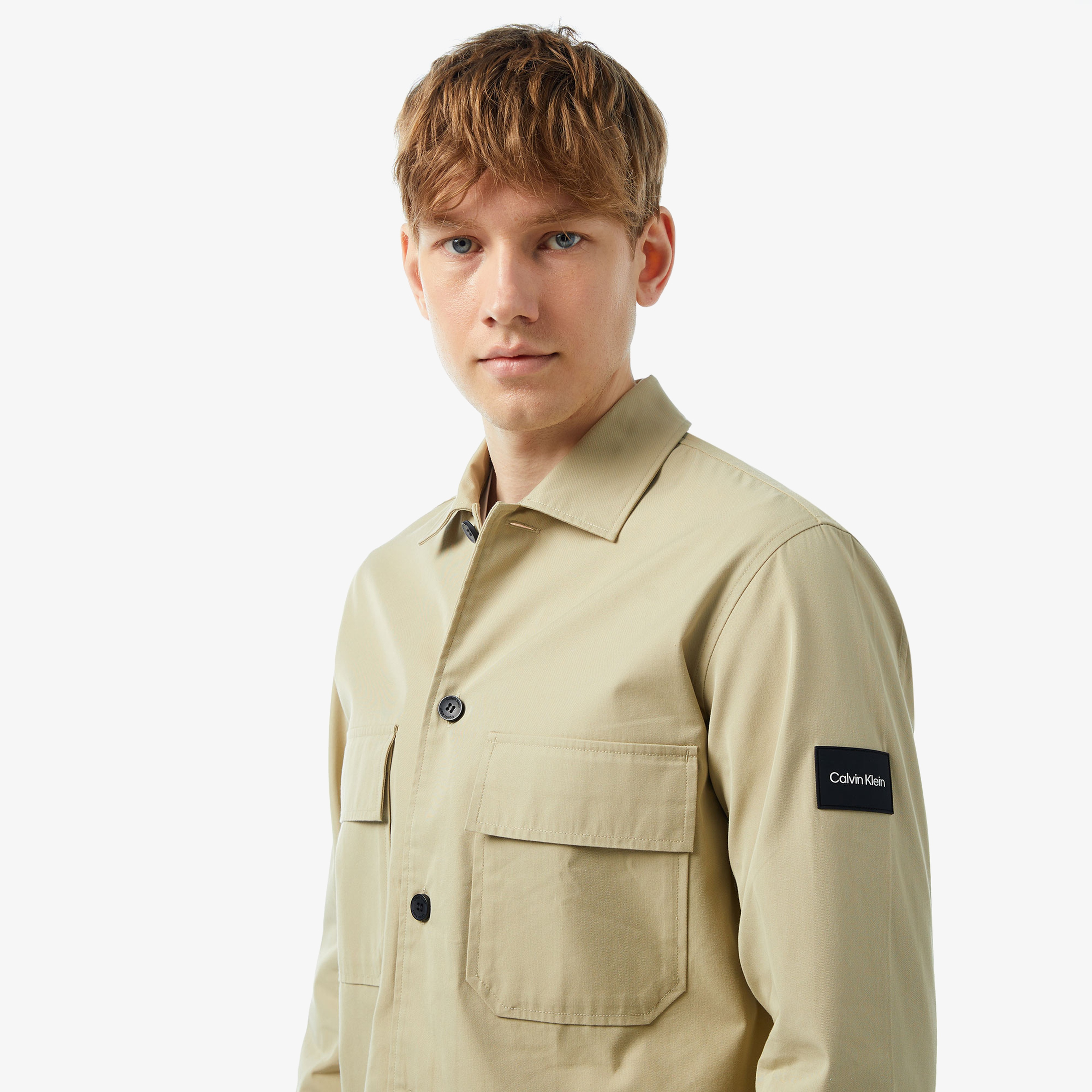 Calvin Klein Cap Amplifybestsellr Erkek Yeşil Gömlek