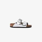 Birkenstock Arizona Bf Electric Metallic Çocuk Gri Terlik