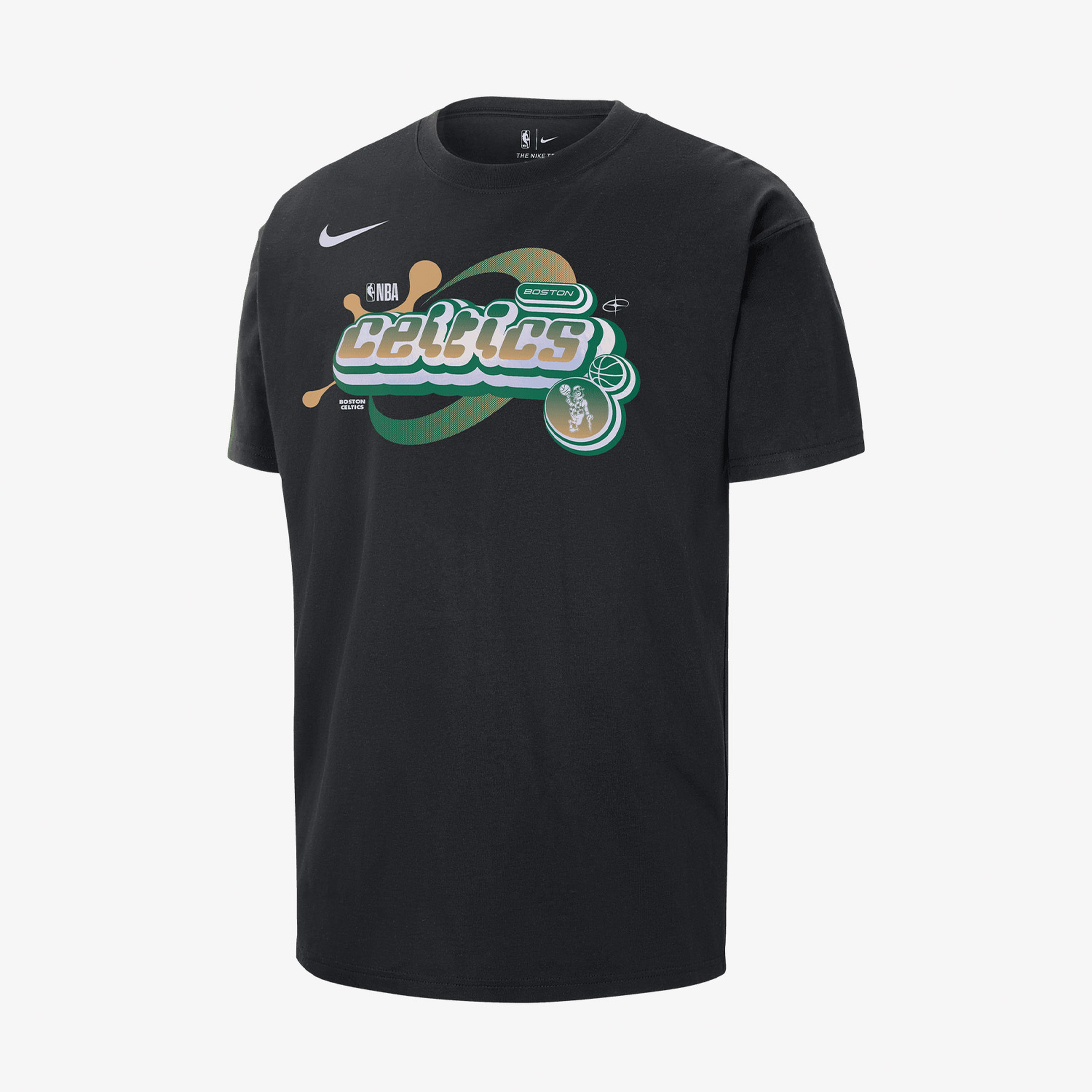 Nike Boston Celtics Courtside Erkek Siyah T-Shirt