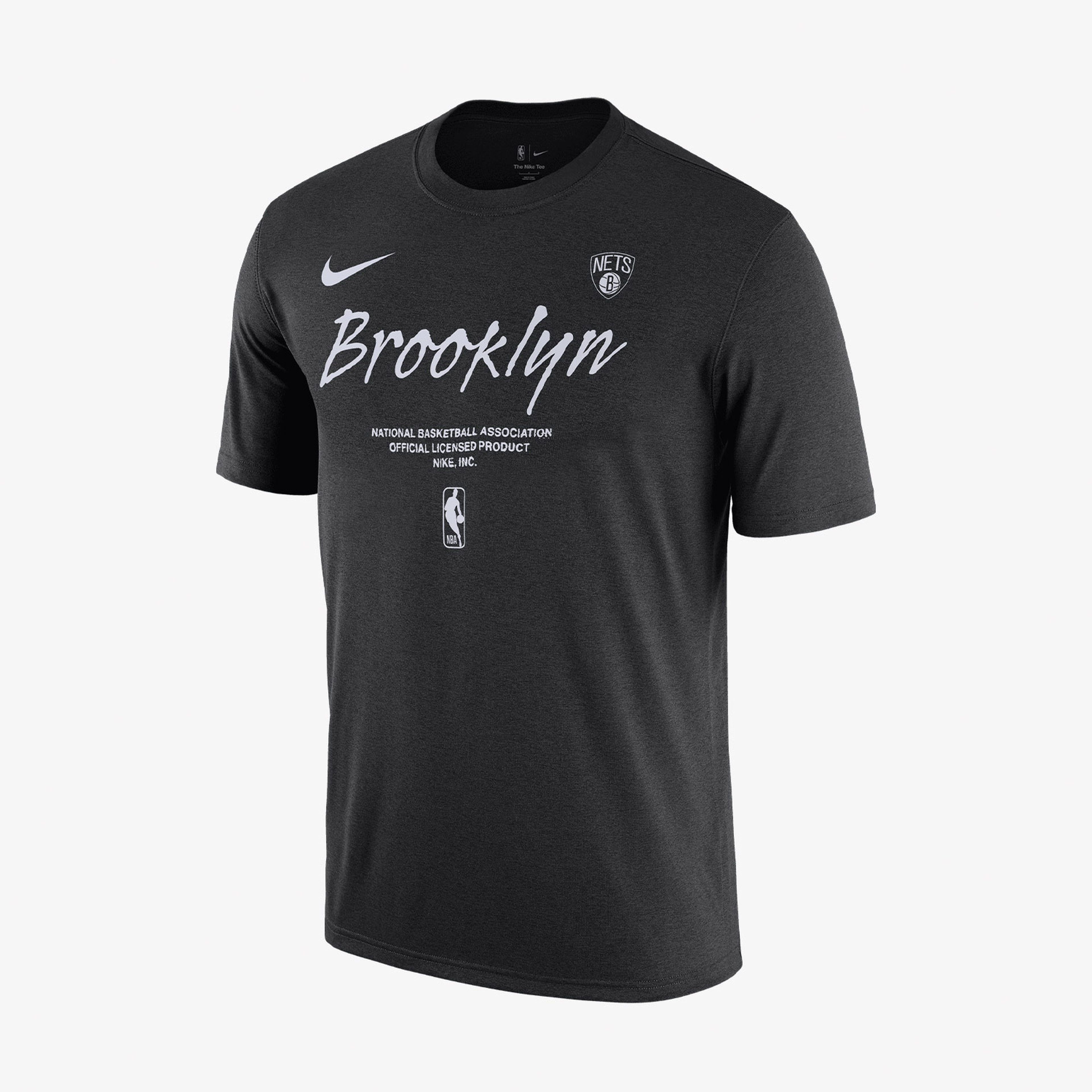 Nike Brooklyn Nets Essential Erkek Siyah T-Shirt