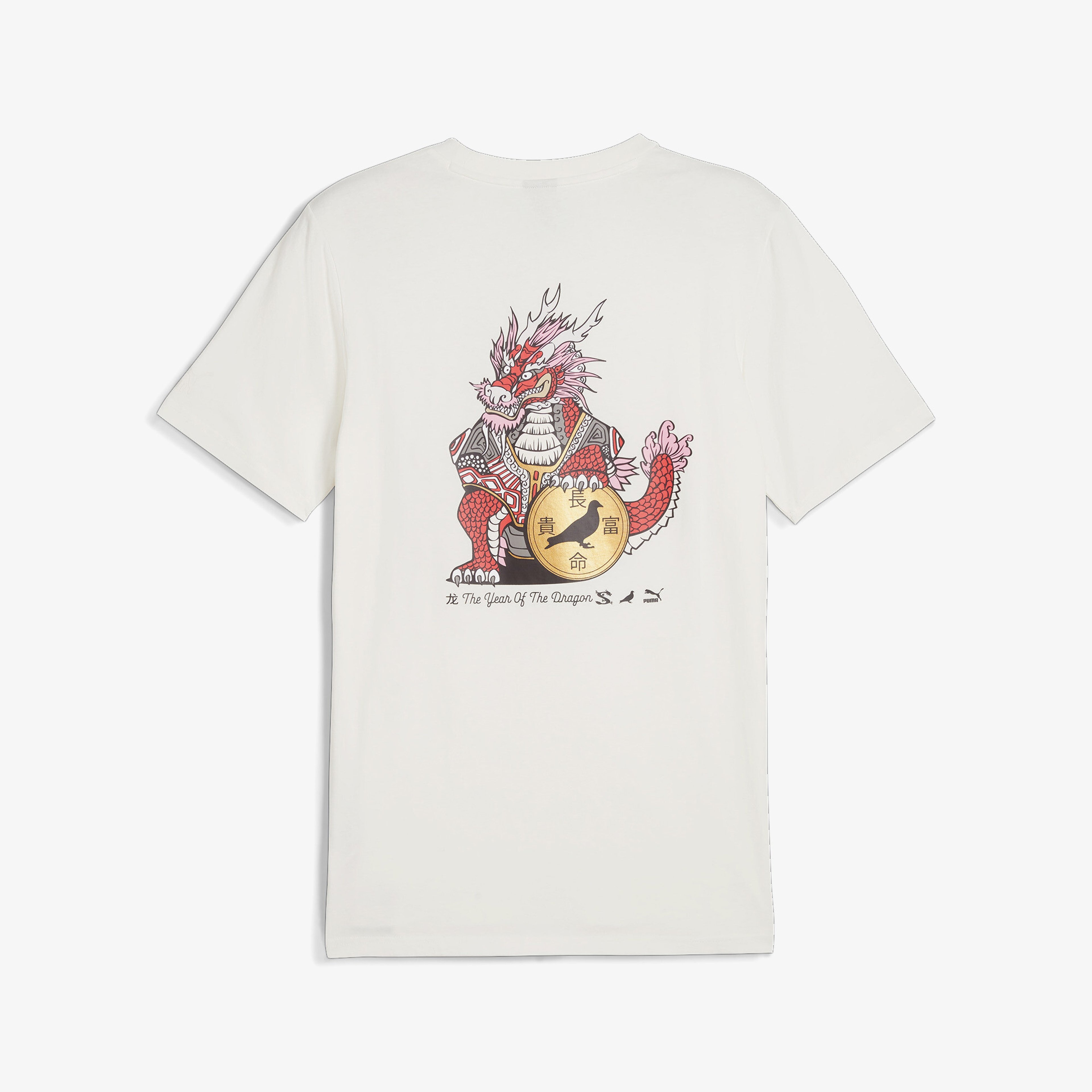 Puma X Staple Graphic Erkek Beyaz T-Shirt