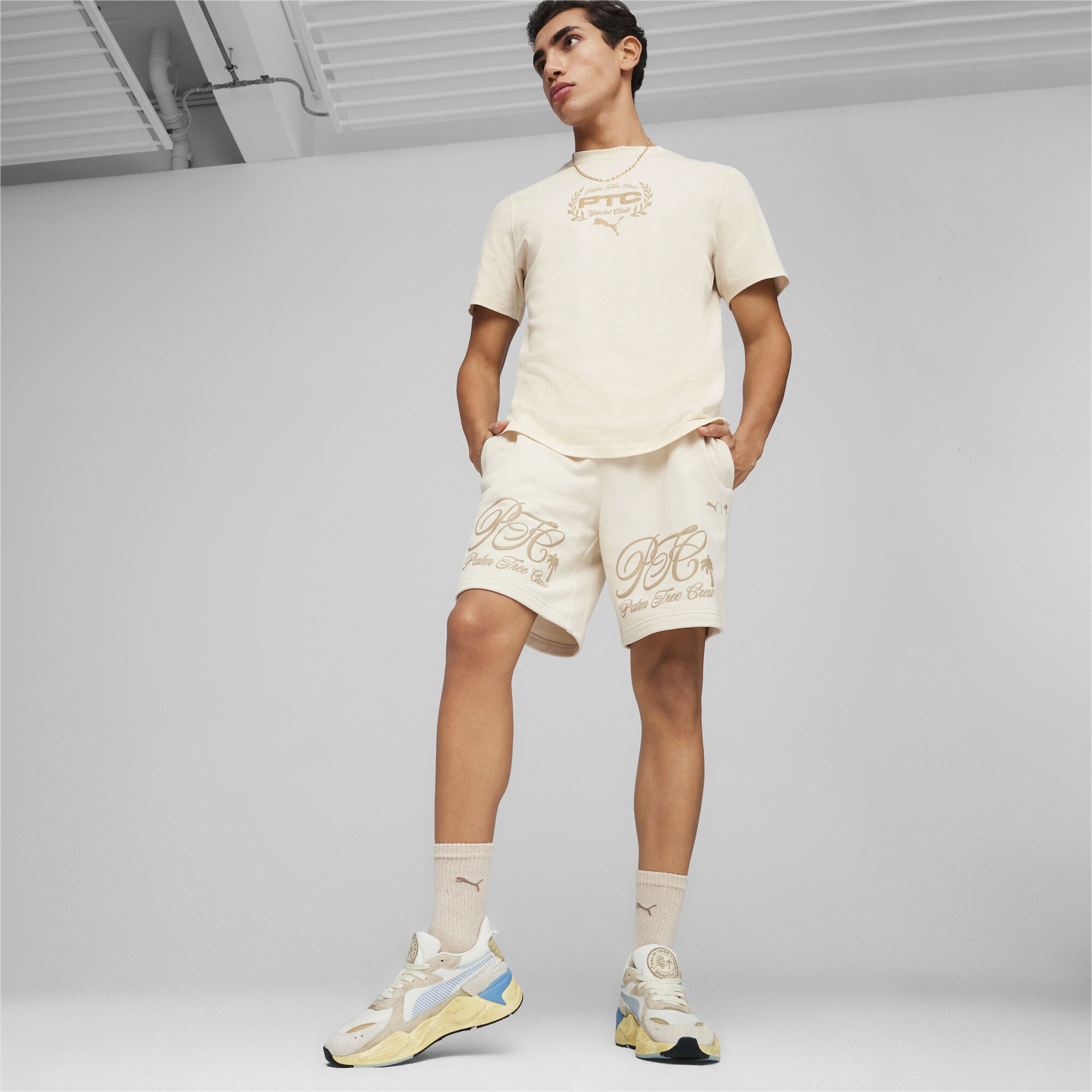 Puma X Ptc Graphic Erkek Krem T-Shirt