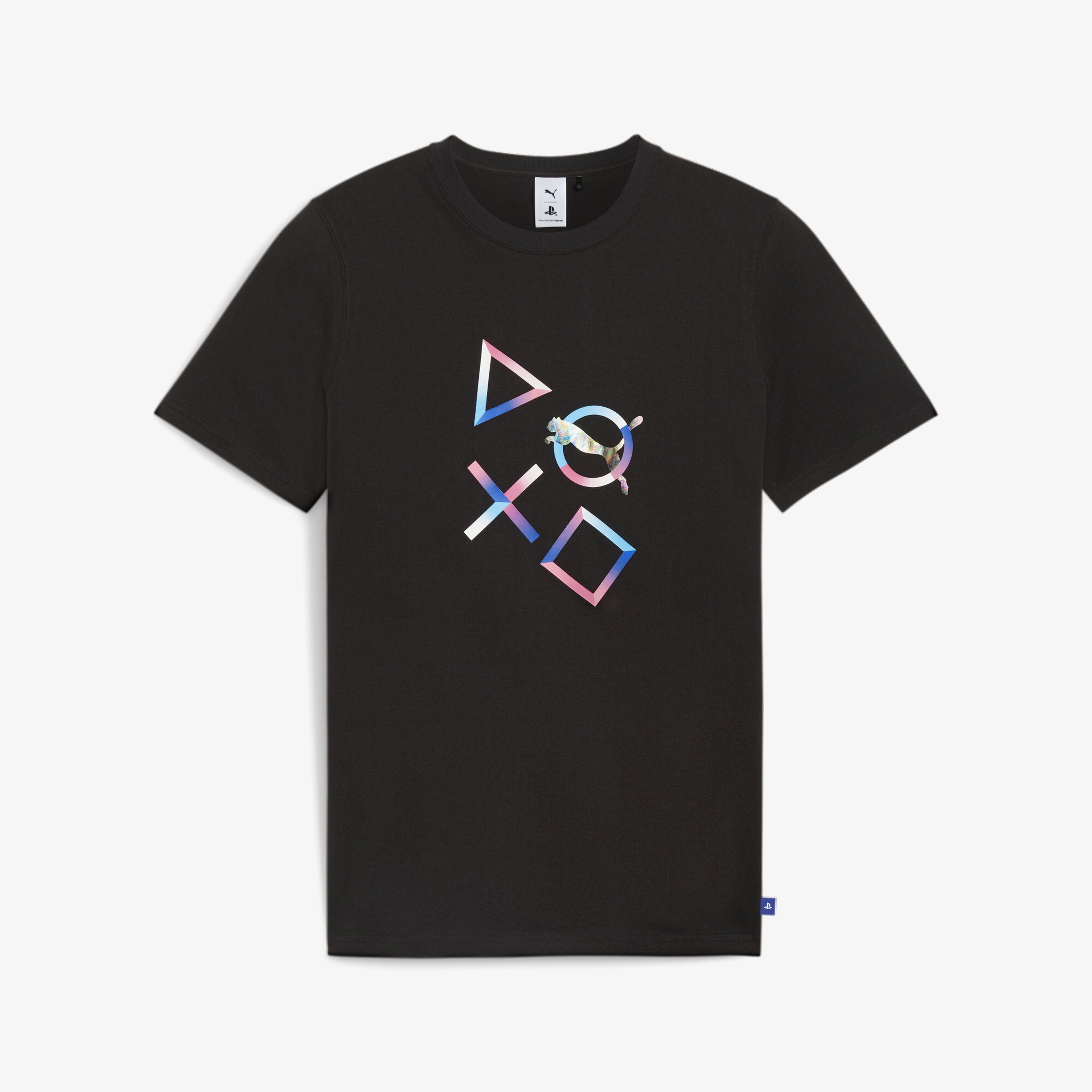 Puma X Playstation Erkek Siyah T-Shirt