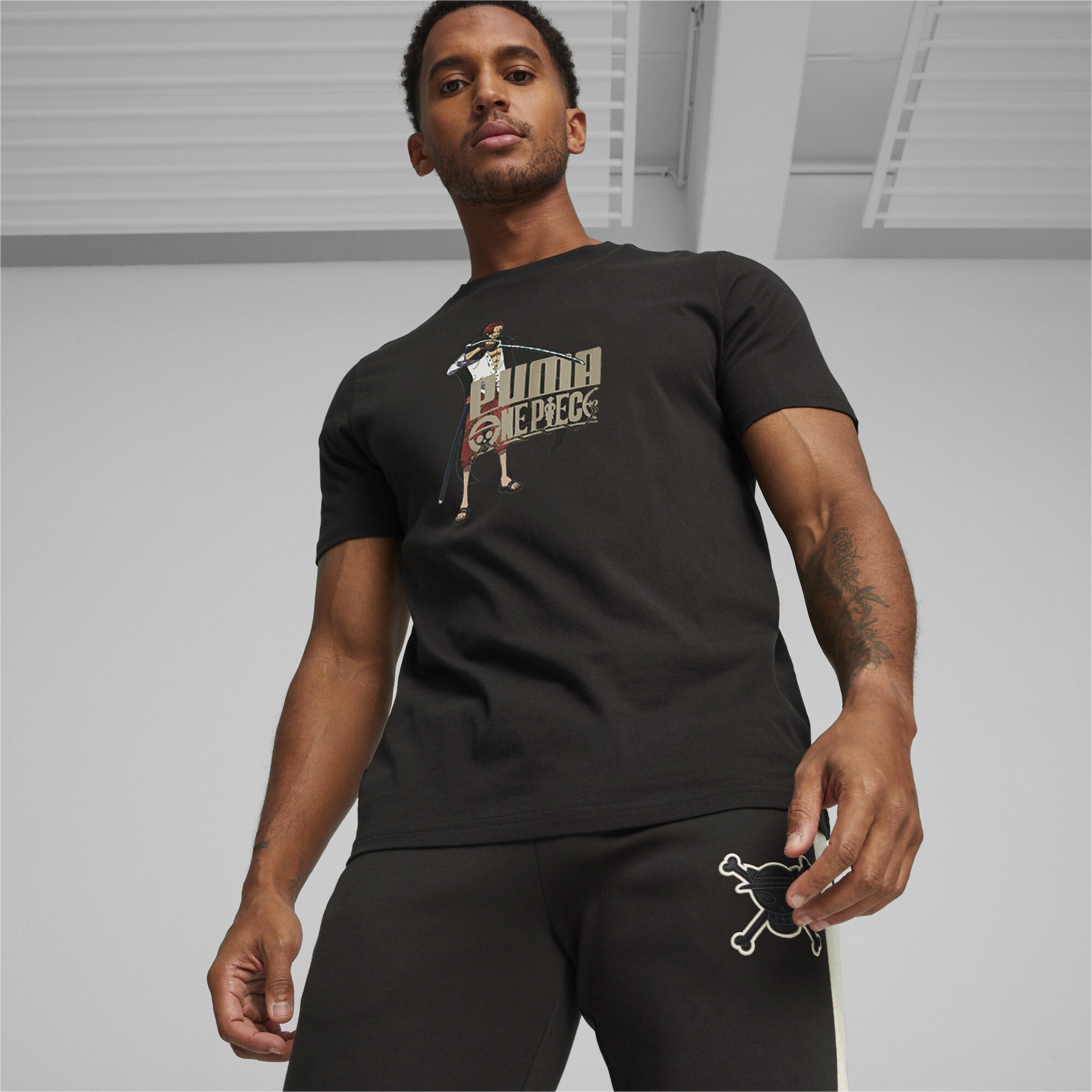 Puma X One Piece Graphic Erkek Siyah T-ShirtL624665| Occasion