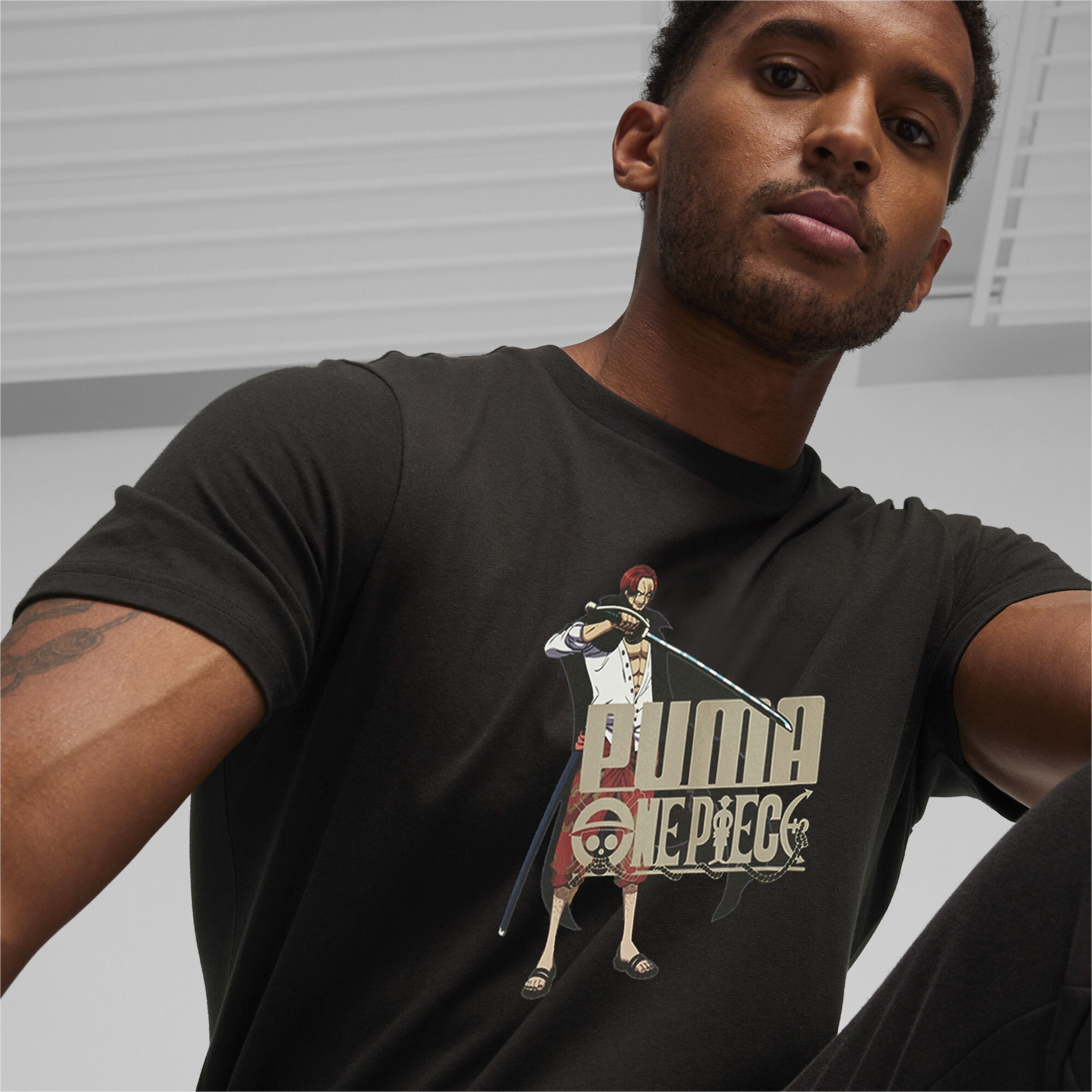 Puma X One Piece Graphic Erkek Siyah T-ShirtL624665| Occasion