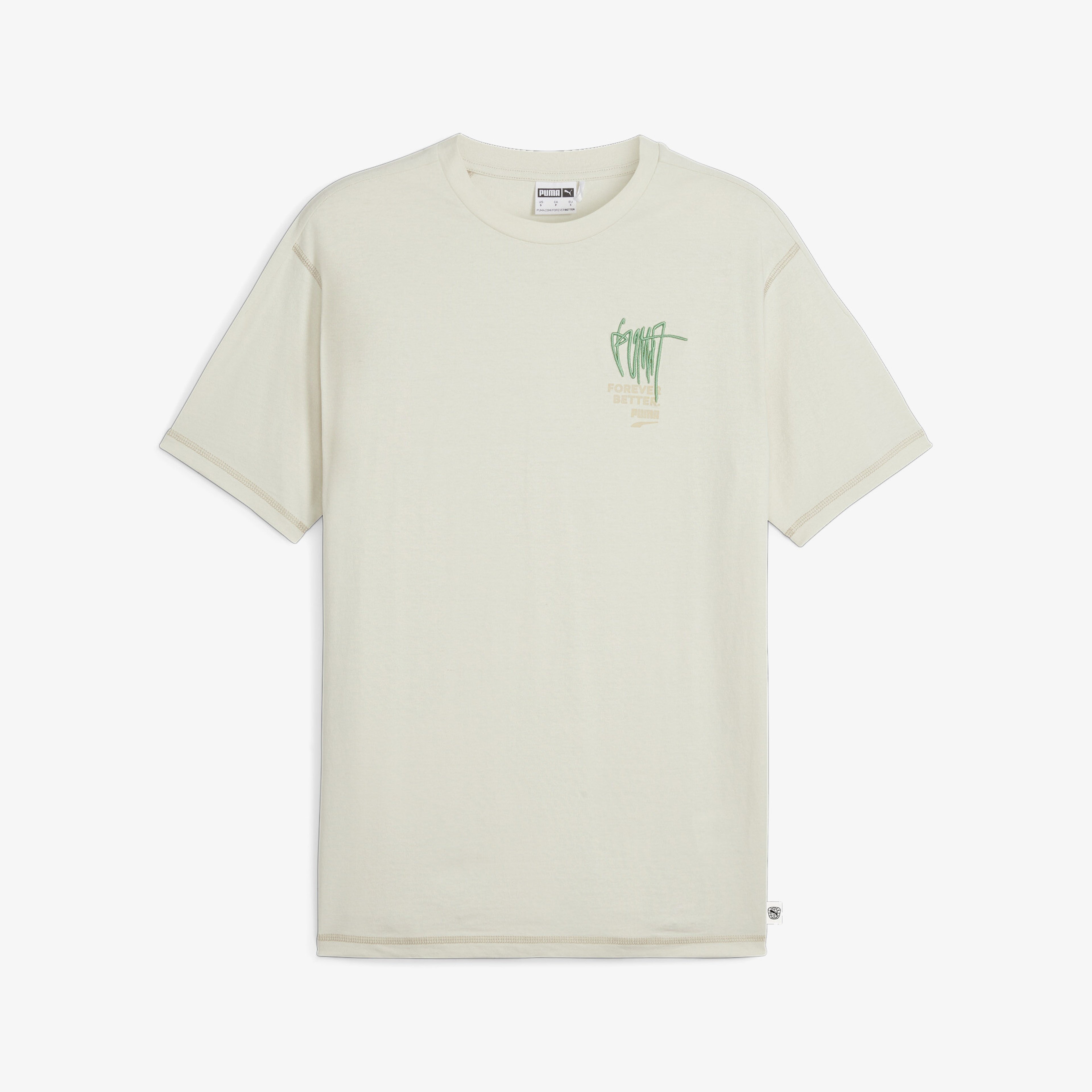 Puma Re:Collection Erkek Krem T-Shirt