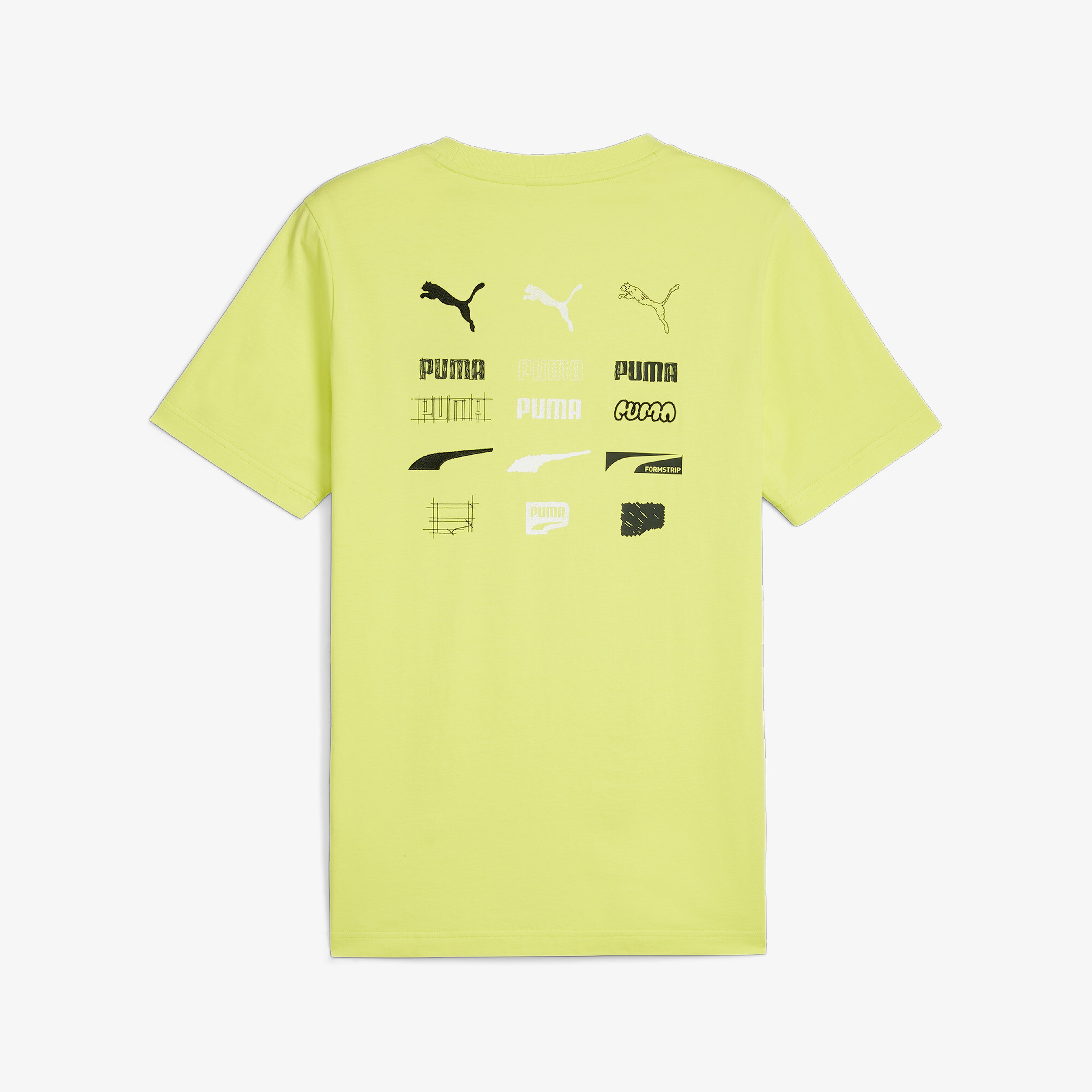 Puma Brand Love Graphic Erkek Sarı T-Shirt