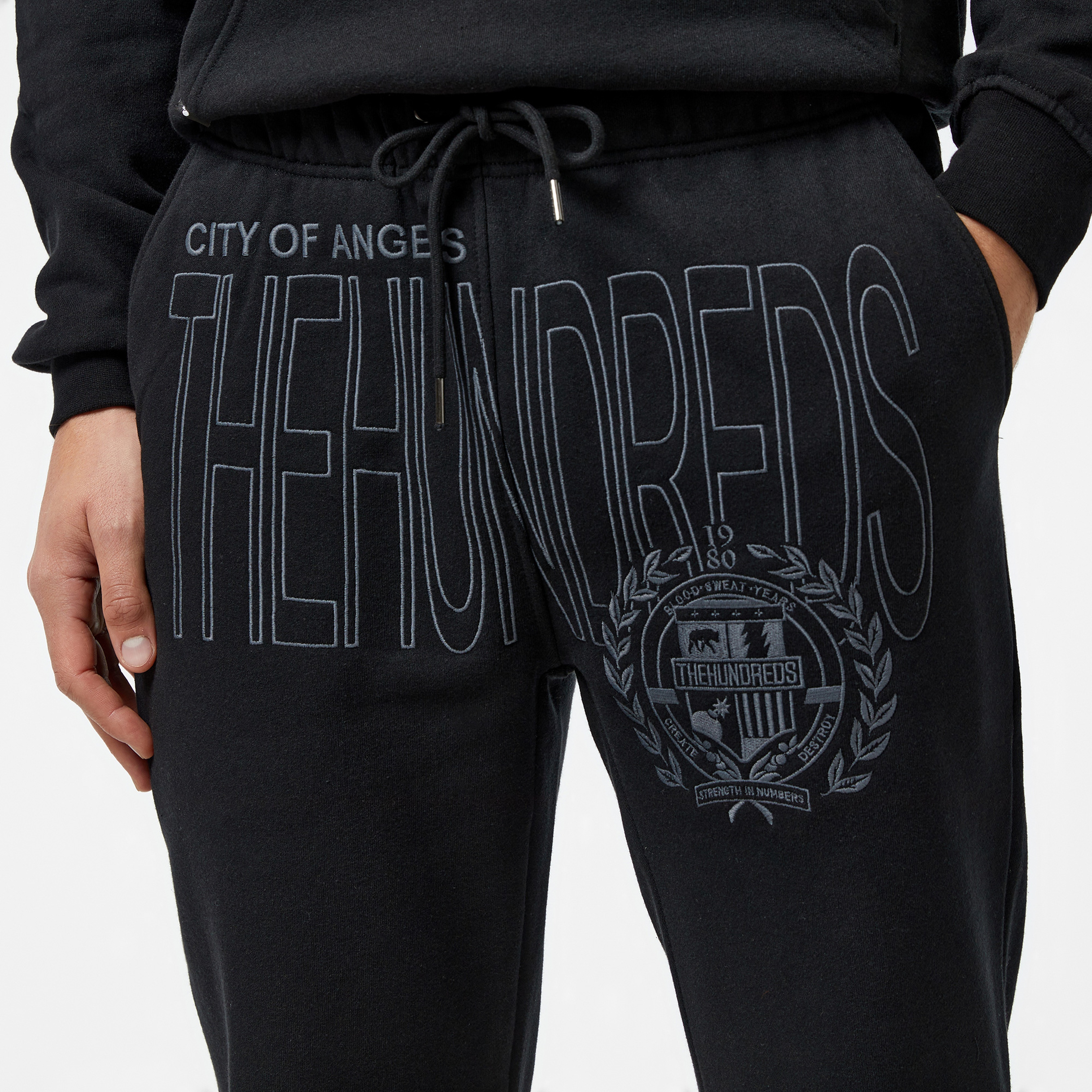 The Hundreds City Erkek Siyah Eşofman Altı