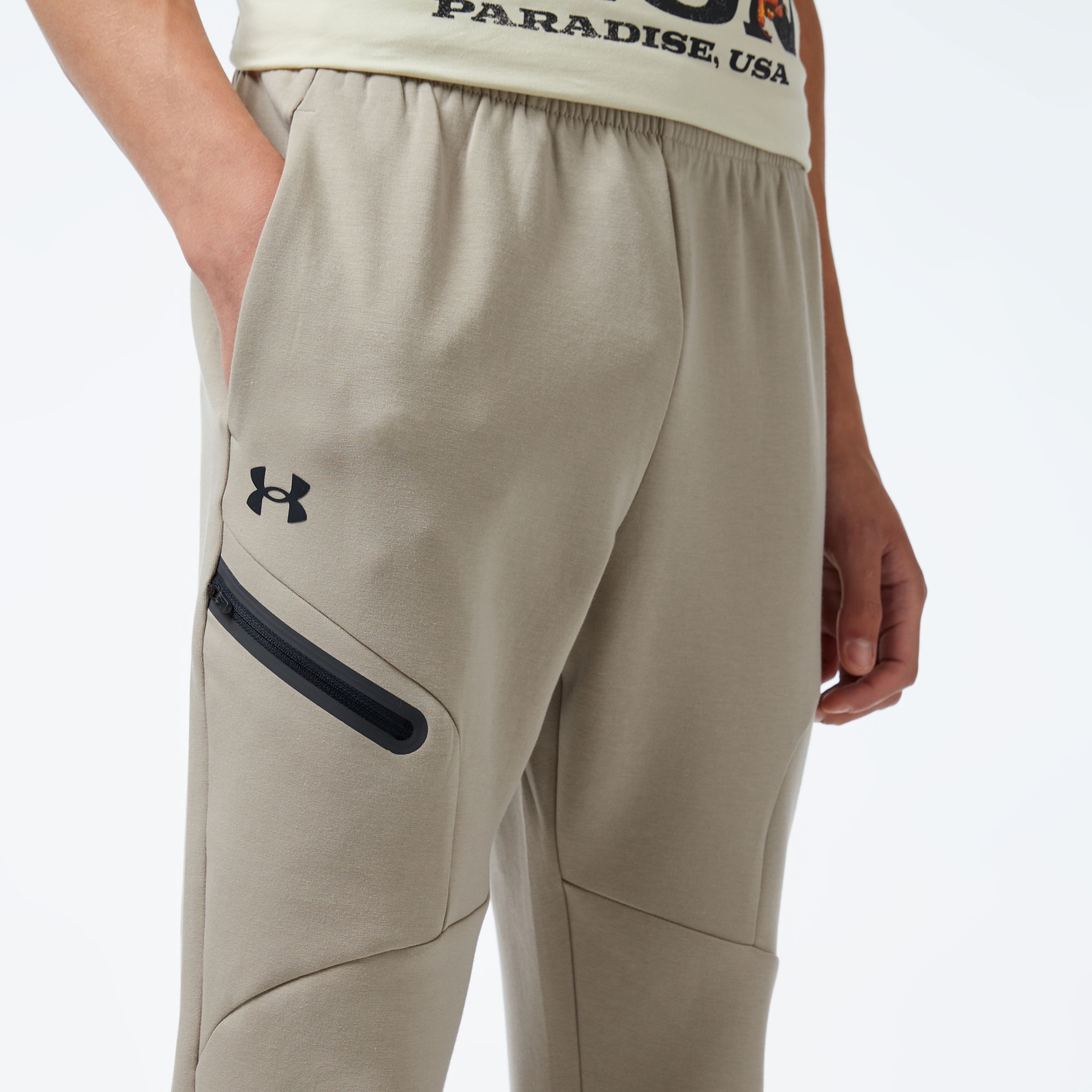Under Armour Unstoppable Flc Joggers Erkek Kahverengi Eşofman Altı