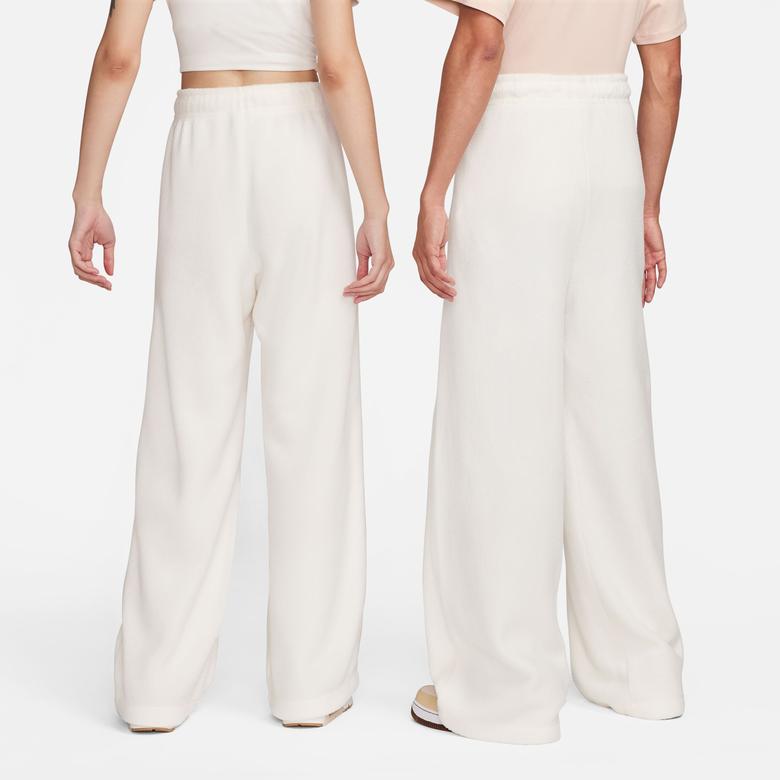 Nike Sportswear Plush Kadın Beyaz Eşofman Altı