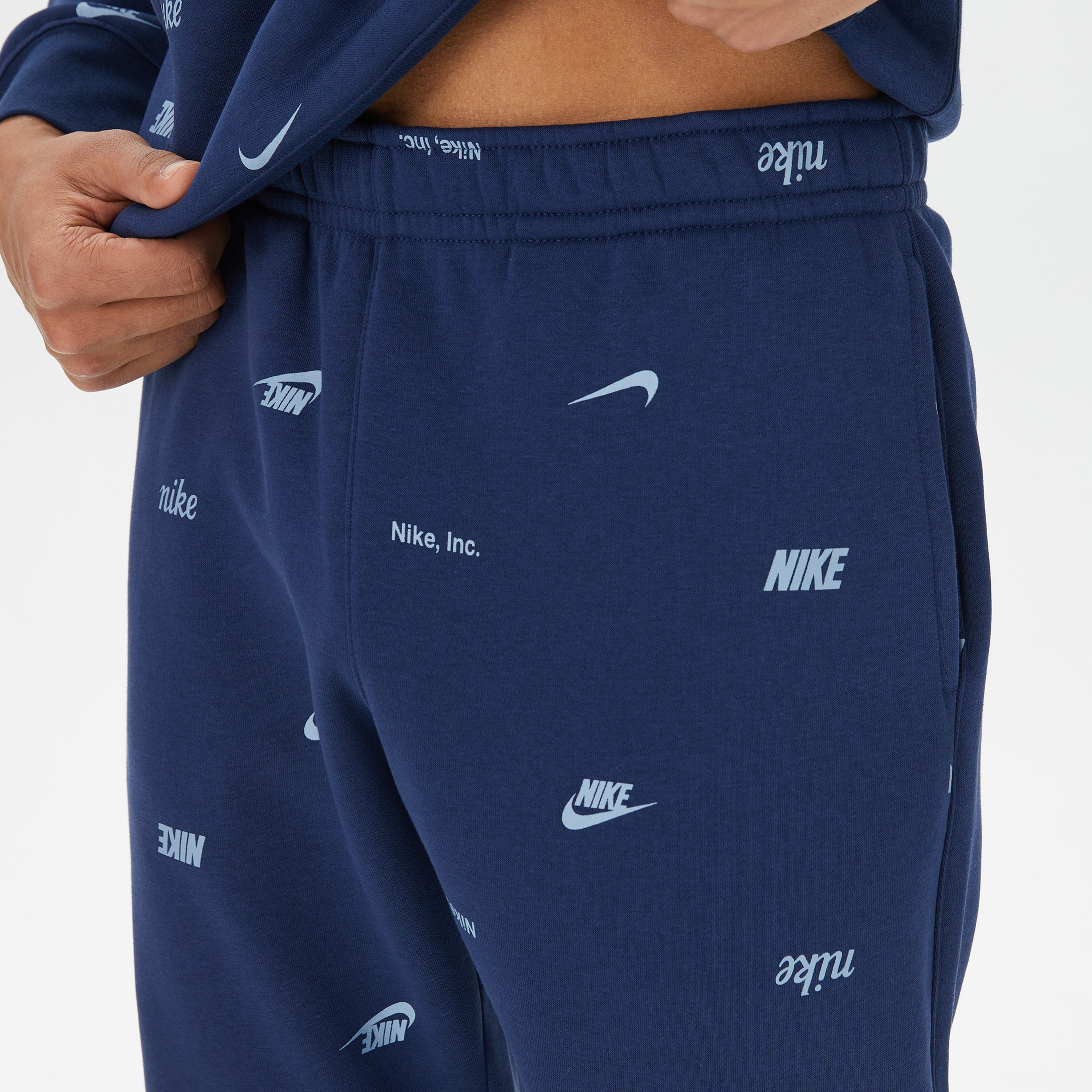 Nike Club Fleece Erkek Mavi Eşofman Altı
