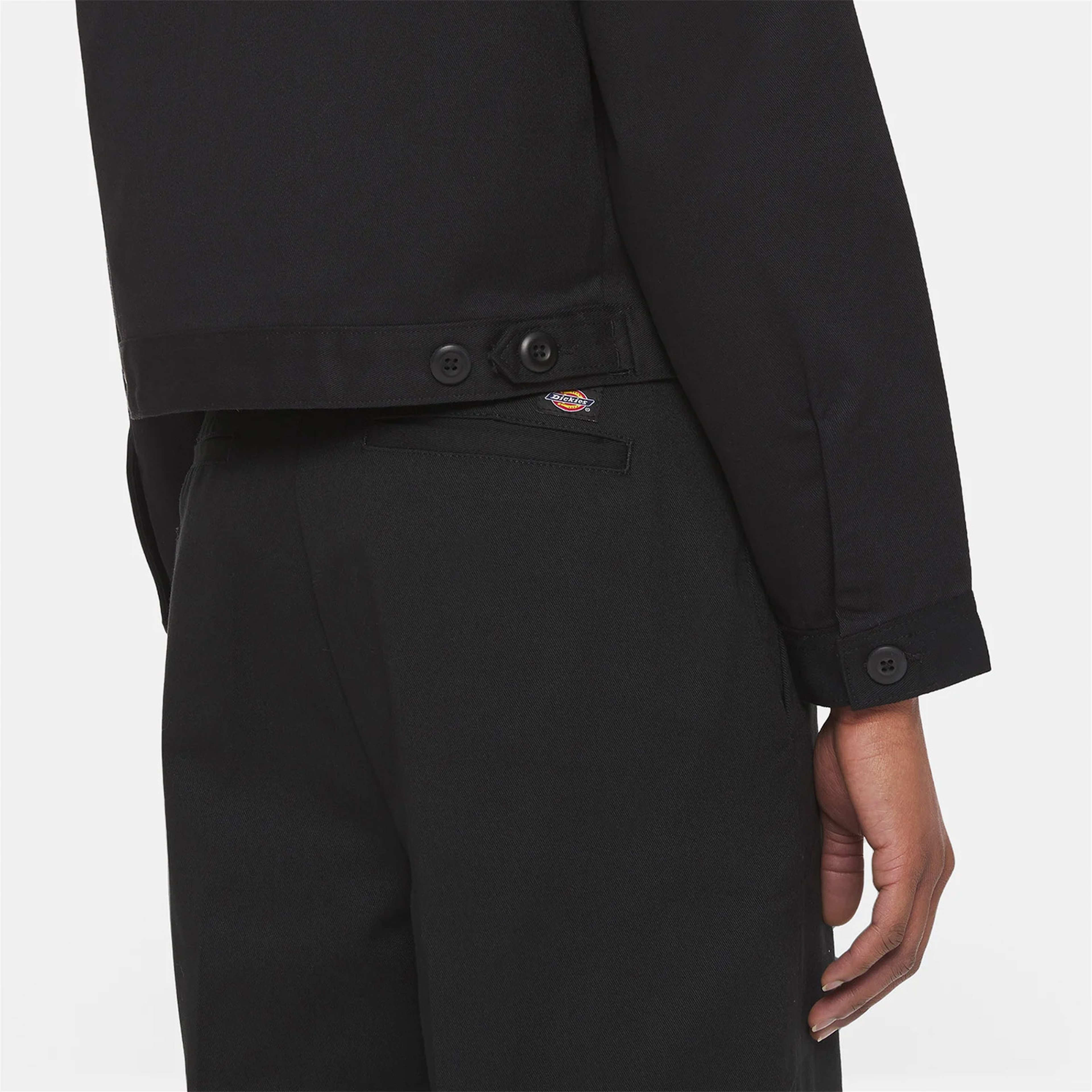 Dickies Unlined Cropped Eisenhower Kadın Siyah Ceket