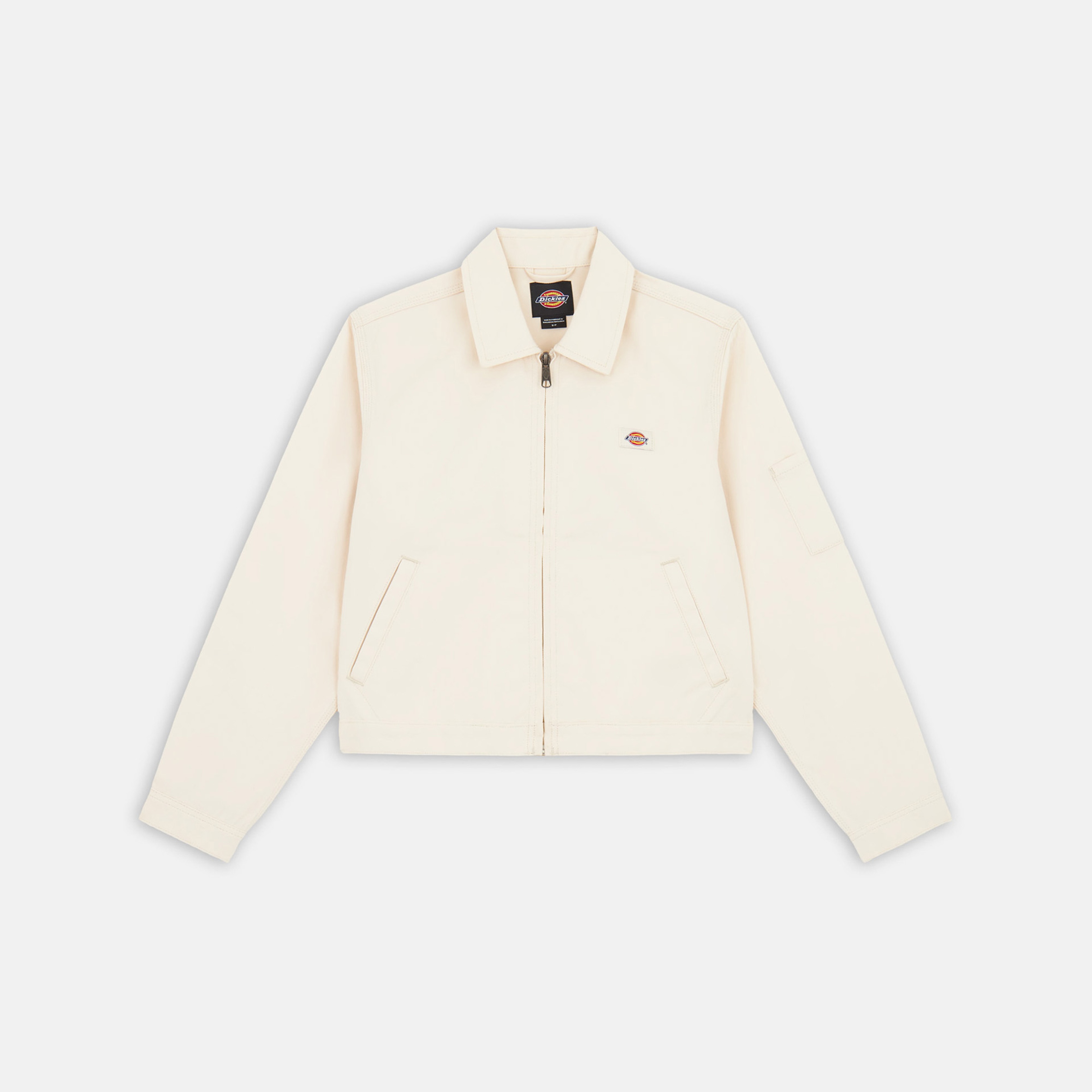 Dickies Unlined Cropped Eisenhower Kadın Beyaz Ceket