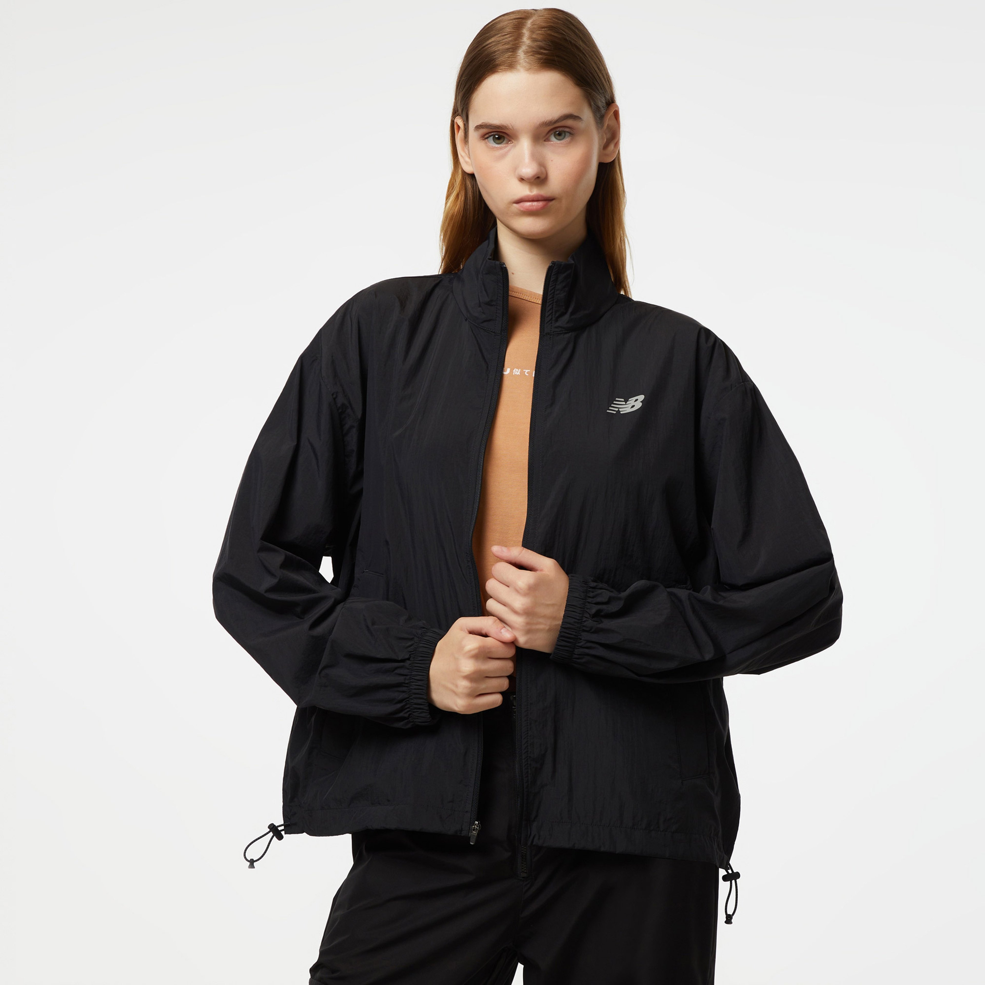 New Balance Woven Kadın Siyah Ceket