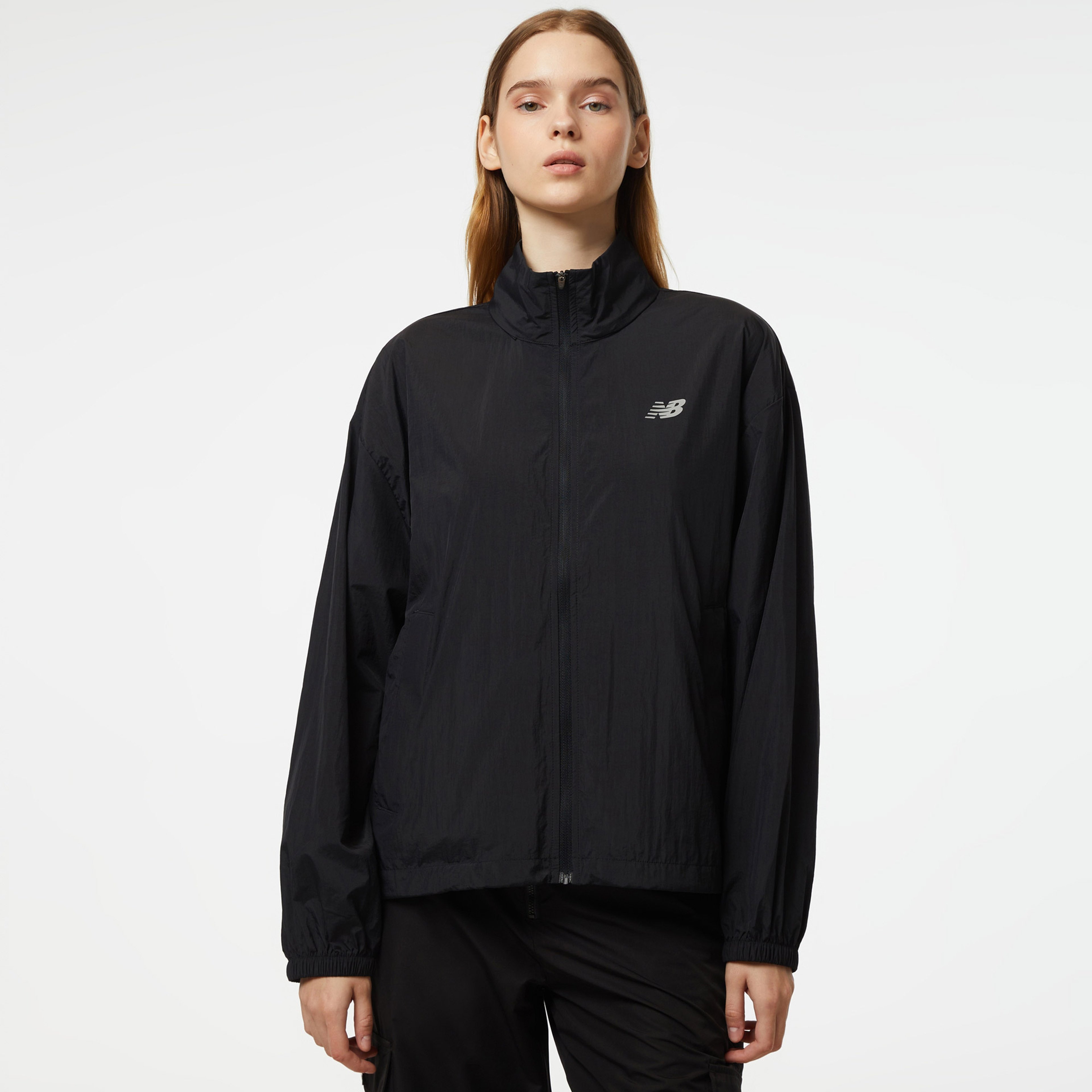 New Balance Woven Kadın Siyah Ceket