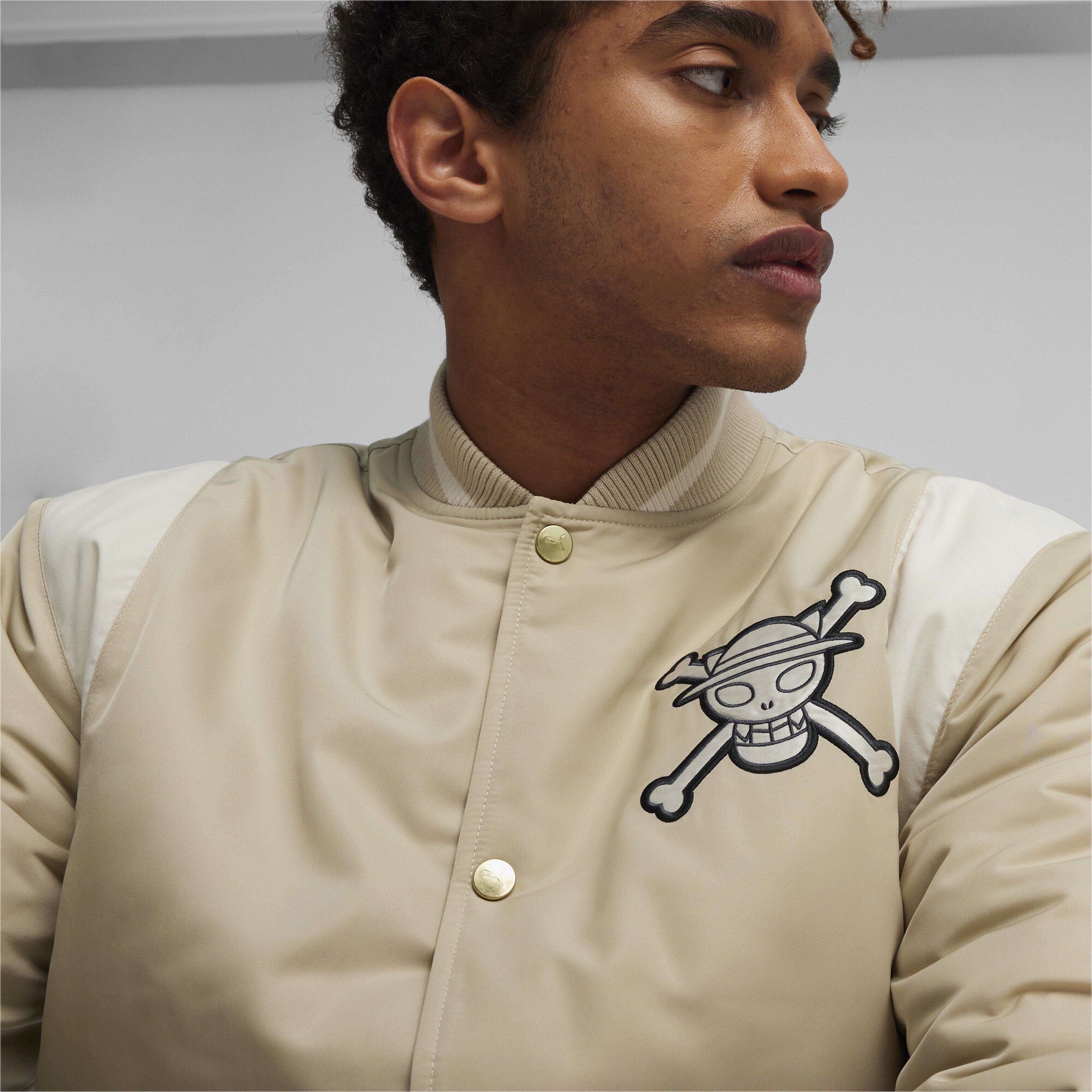 Puma X One Piece Erkek Krem Ceket