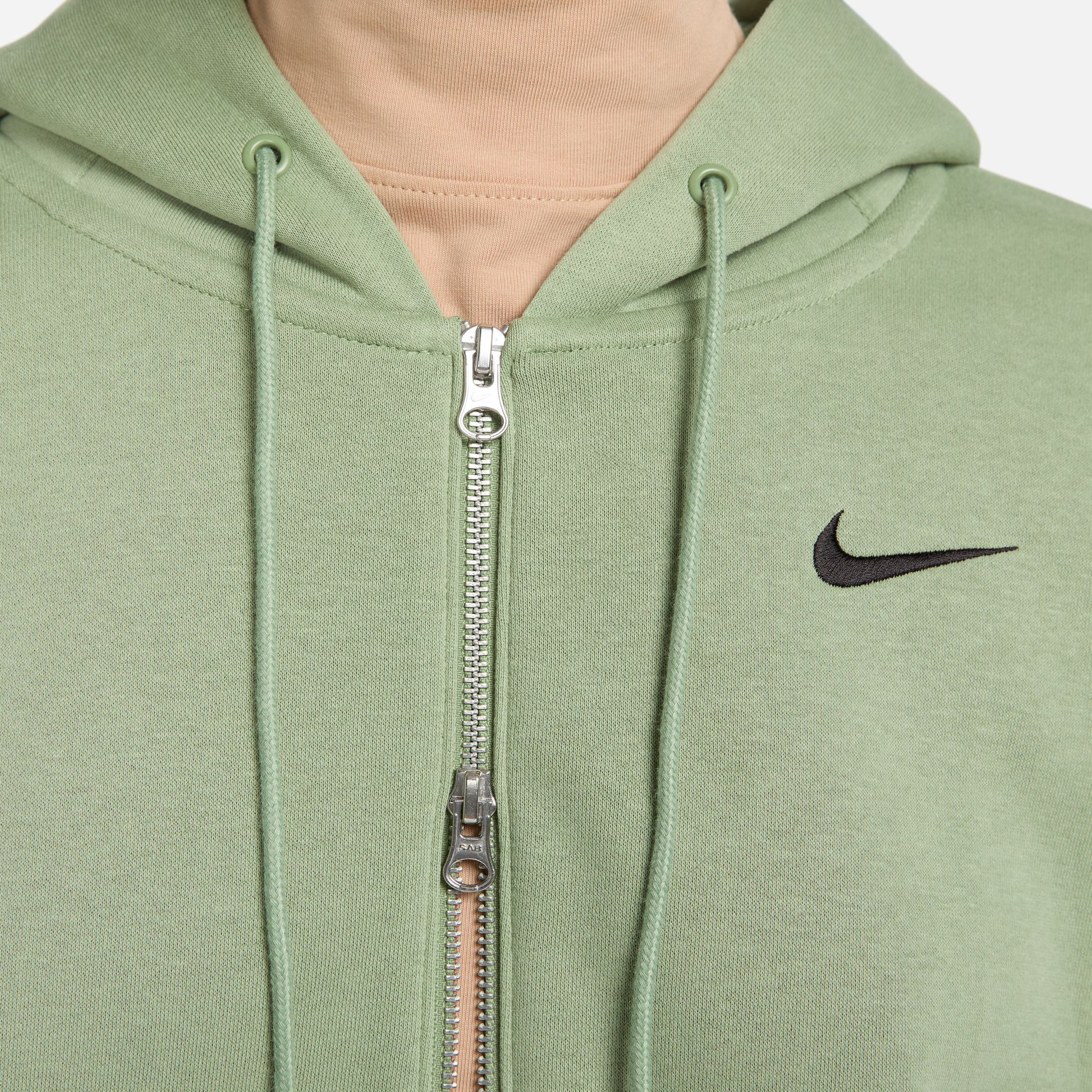 Nike Sportswear Phoenix Fleece Oversize Kadın Yeşil Eşofman Üstü