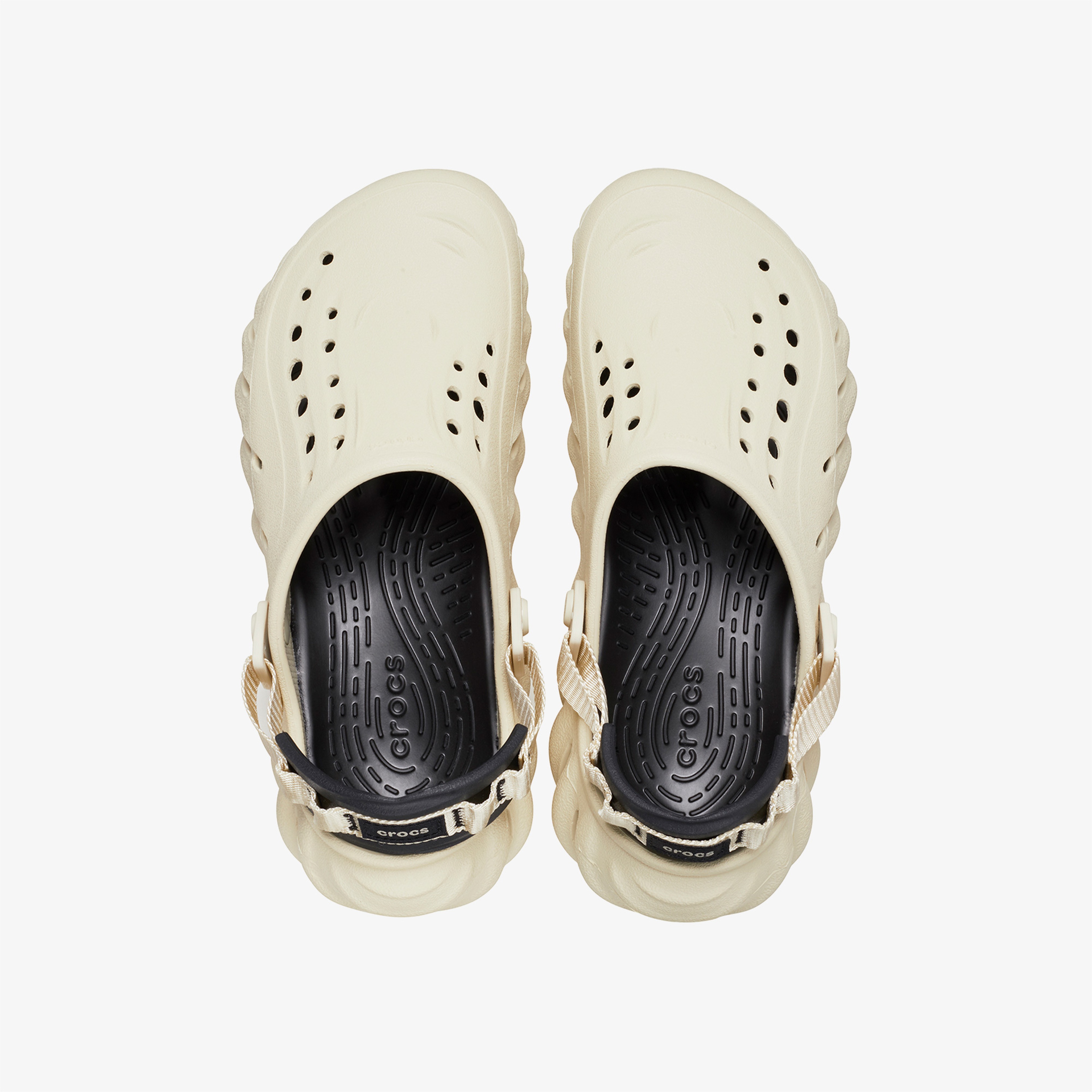 Crocs Echo Unisex Krem Terlik