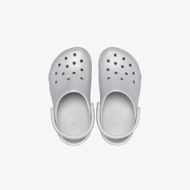 Crocs Crocs Classic Glitter K Çocuk Gri Terlik Occasion'da! Gri - 3. görsel