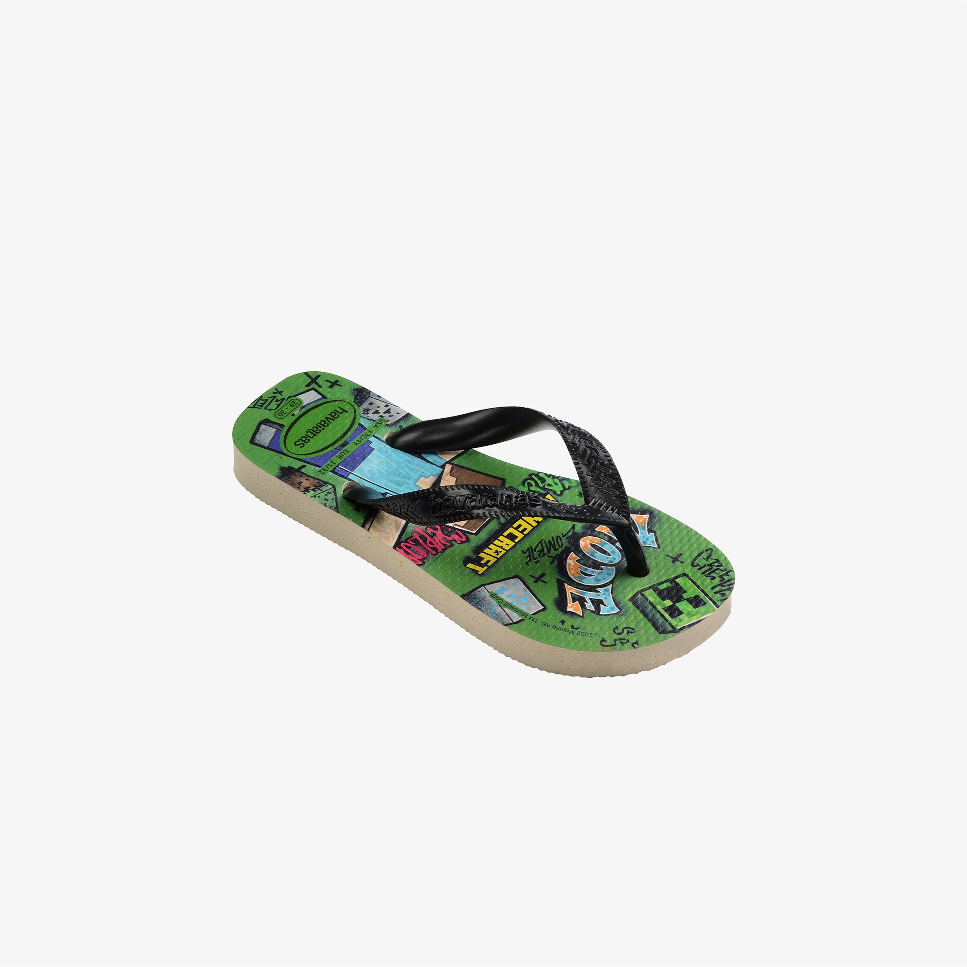 Havaianas Top Minecraft Çocuk Yeşil Terlik