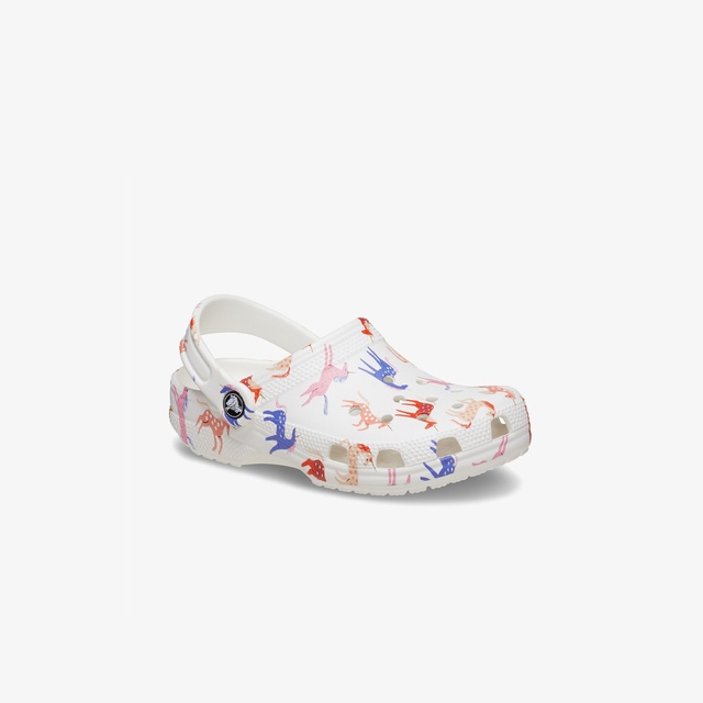 Crocs Crocs Classic Character Print K Çocuk Beyaz Terlik Occasion'da! Beyaz - 6. görsel